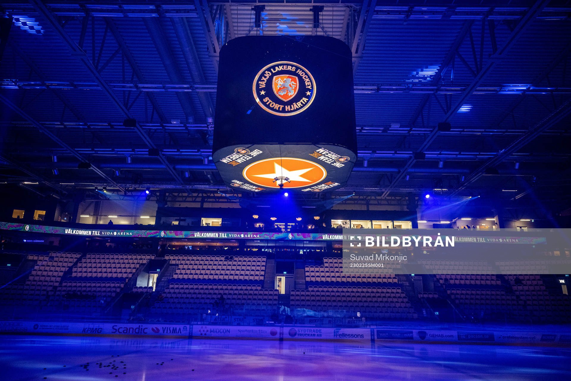 Mediakuben i Vida Arena