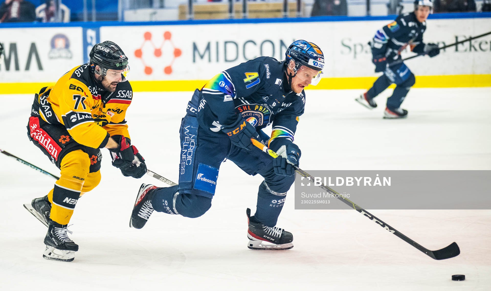 Luleås Linus Fröberg och Växjös Ludvig Nilsson