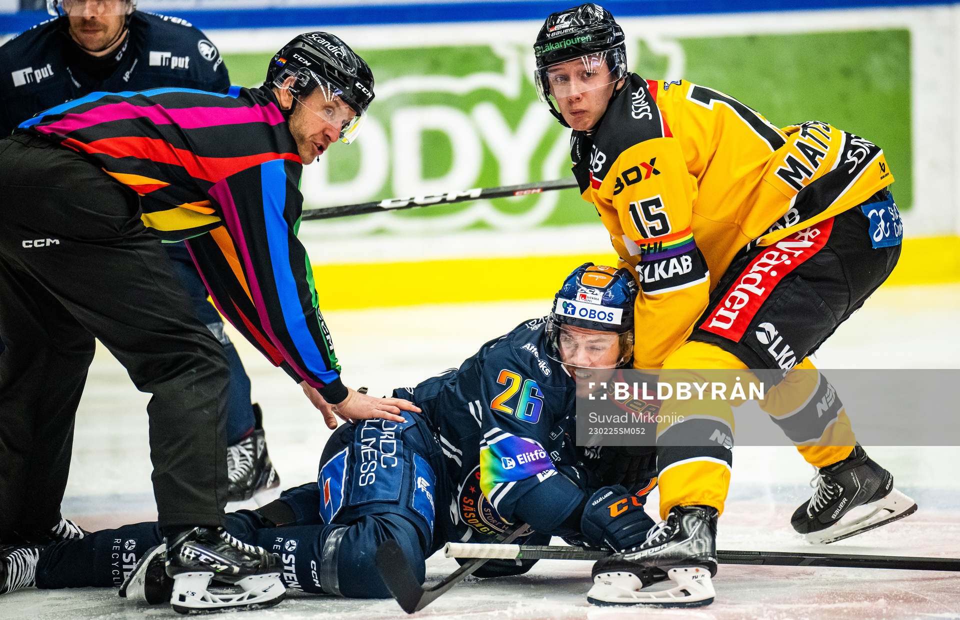 Växjös Joel Kellman och Luleås Carl Mattsson