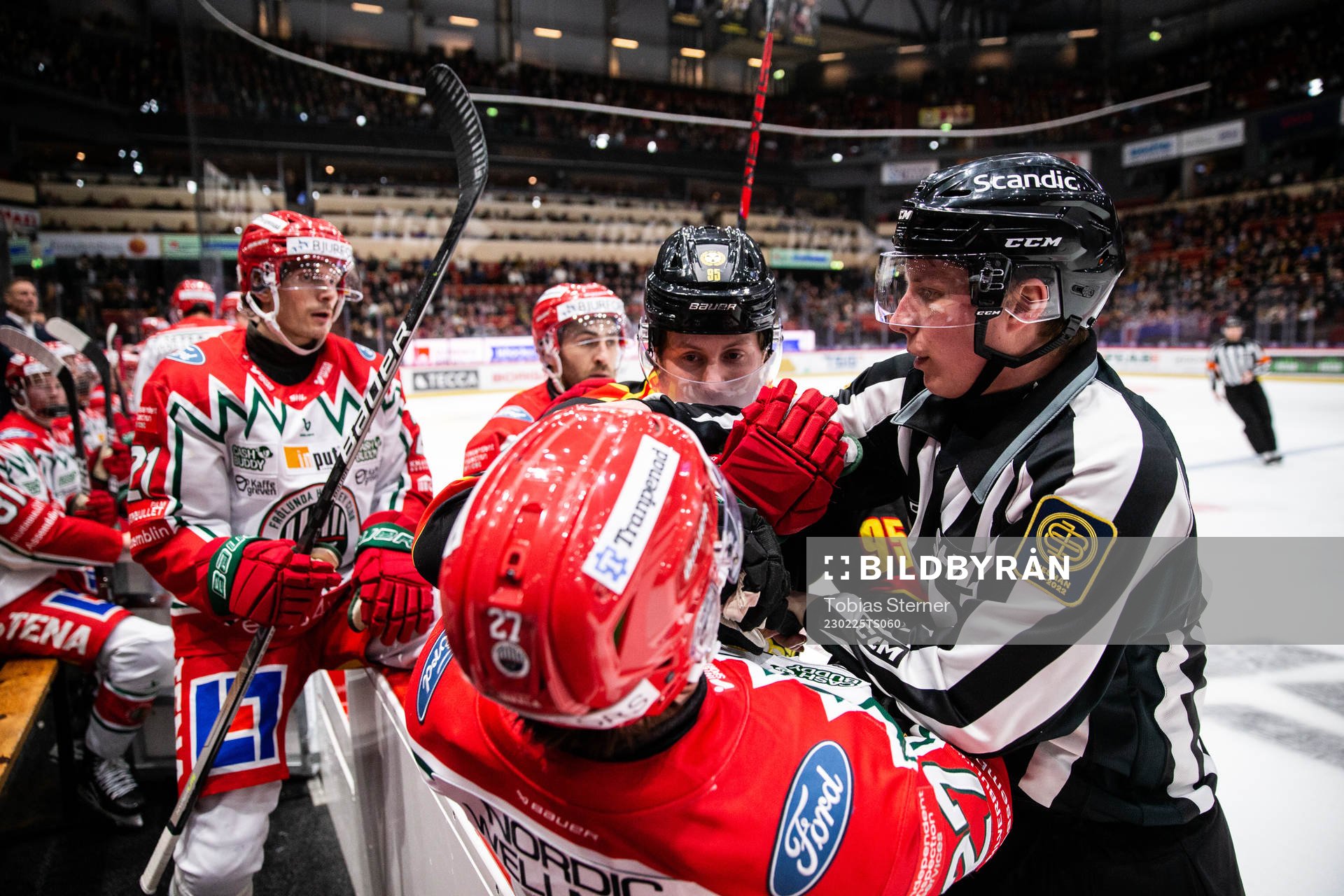 Frölundas Jere Innala och Brynäs Nick Olesen