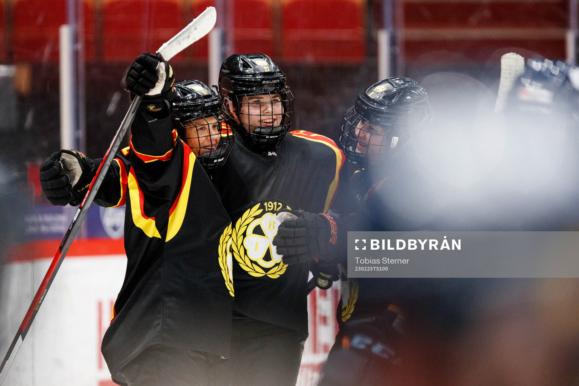 Brynäs Matilda Nilsson jublar