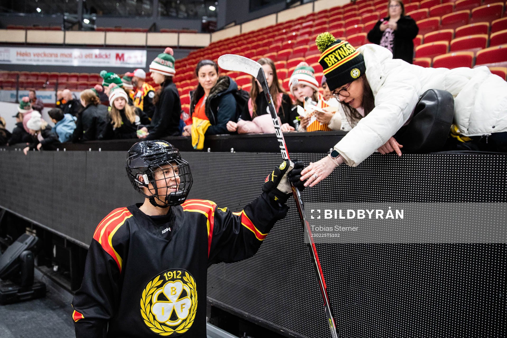 Brynäs Matilda Nilsson jublar