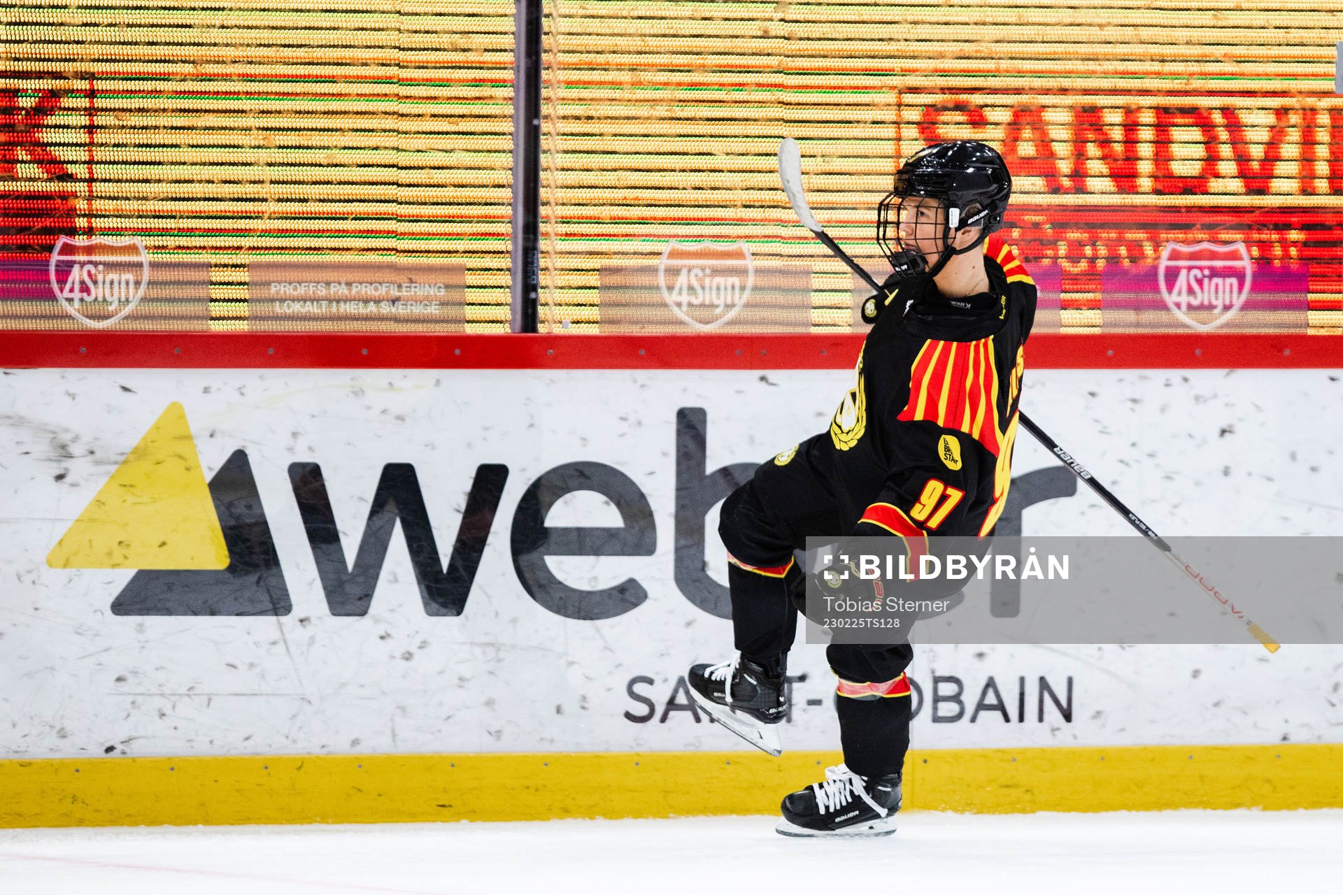 Brynäs Matilda Nilsson jublar