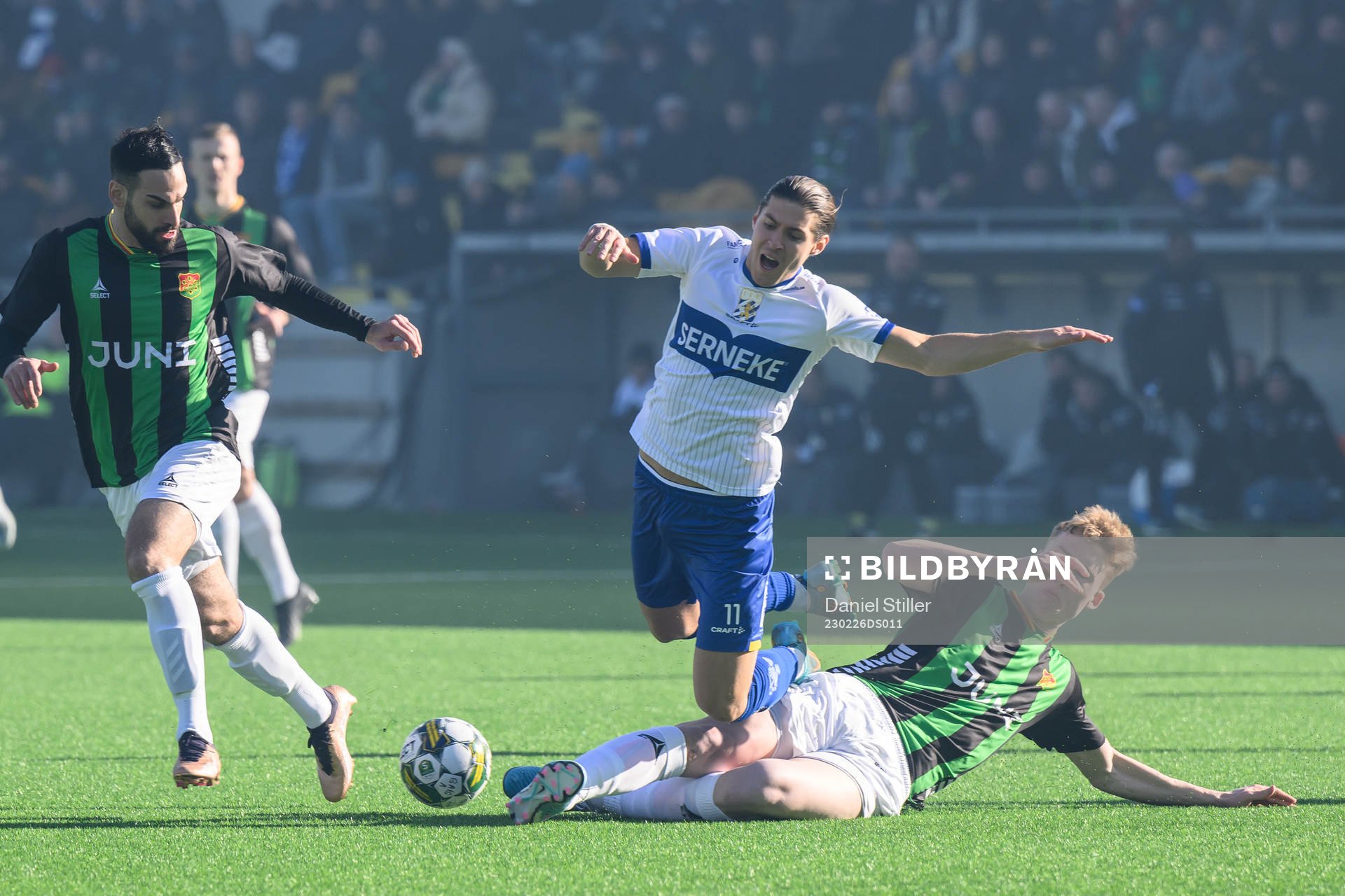IFK Göteborgs Eman Markovic och GAISs Filip Beckman