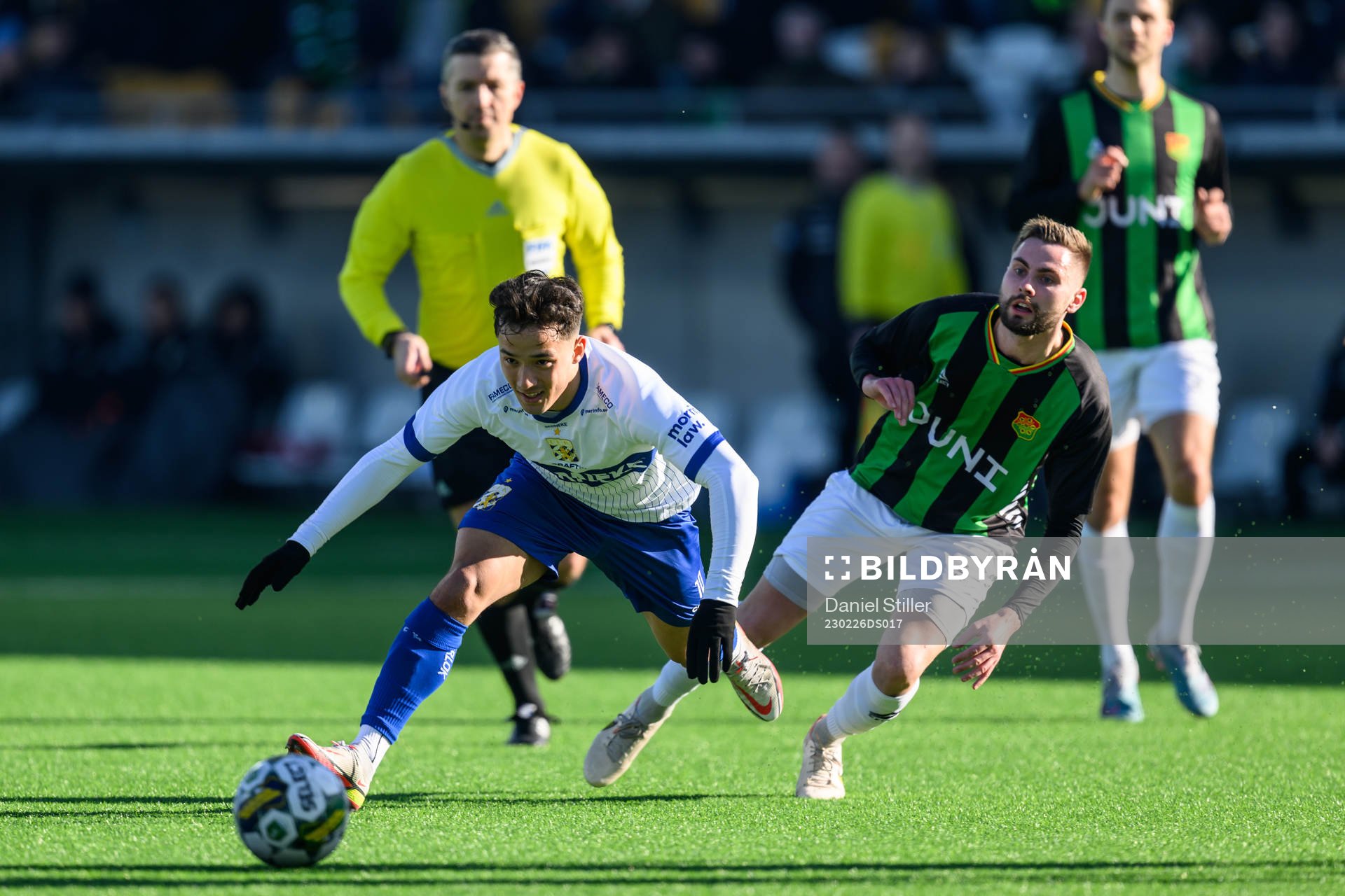 IFK Göteborgs Hussein Carneil och GAIS Axel Noren