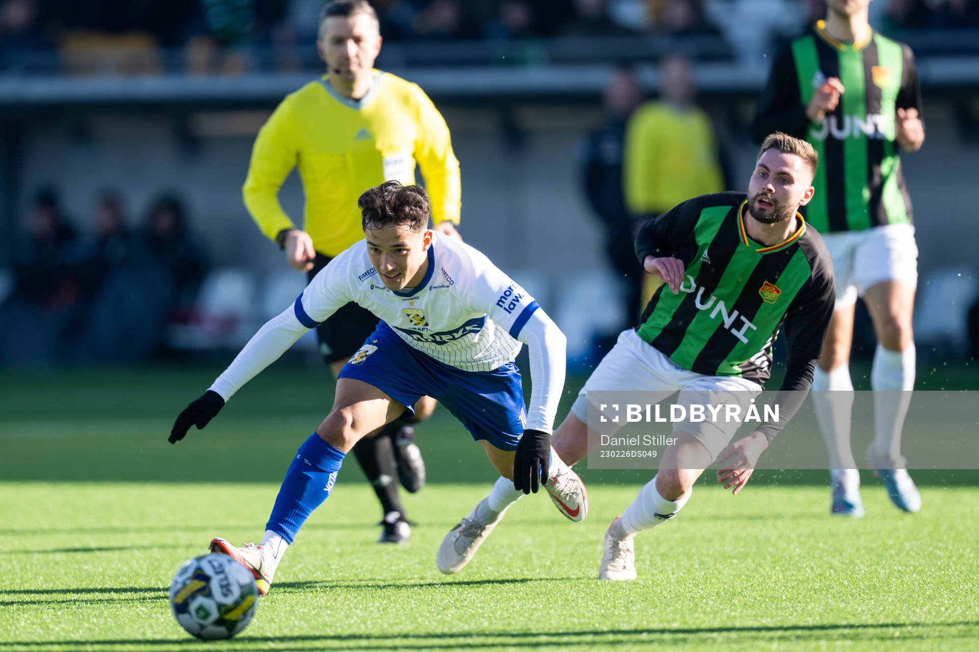 IFK Göteborgs Hussein Carneil och GAISs Axel Noren