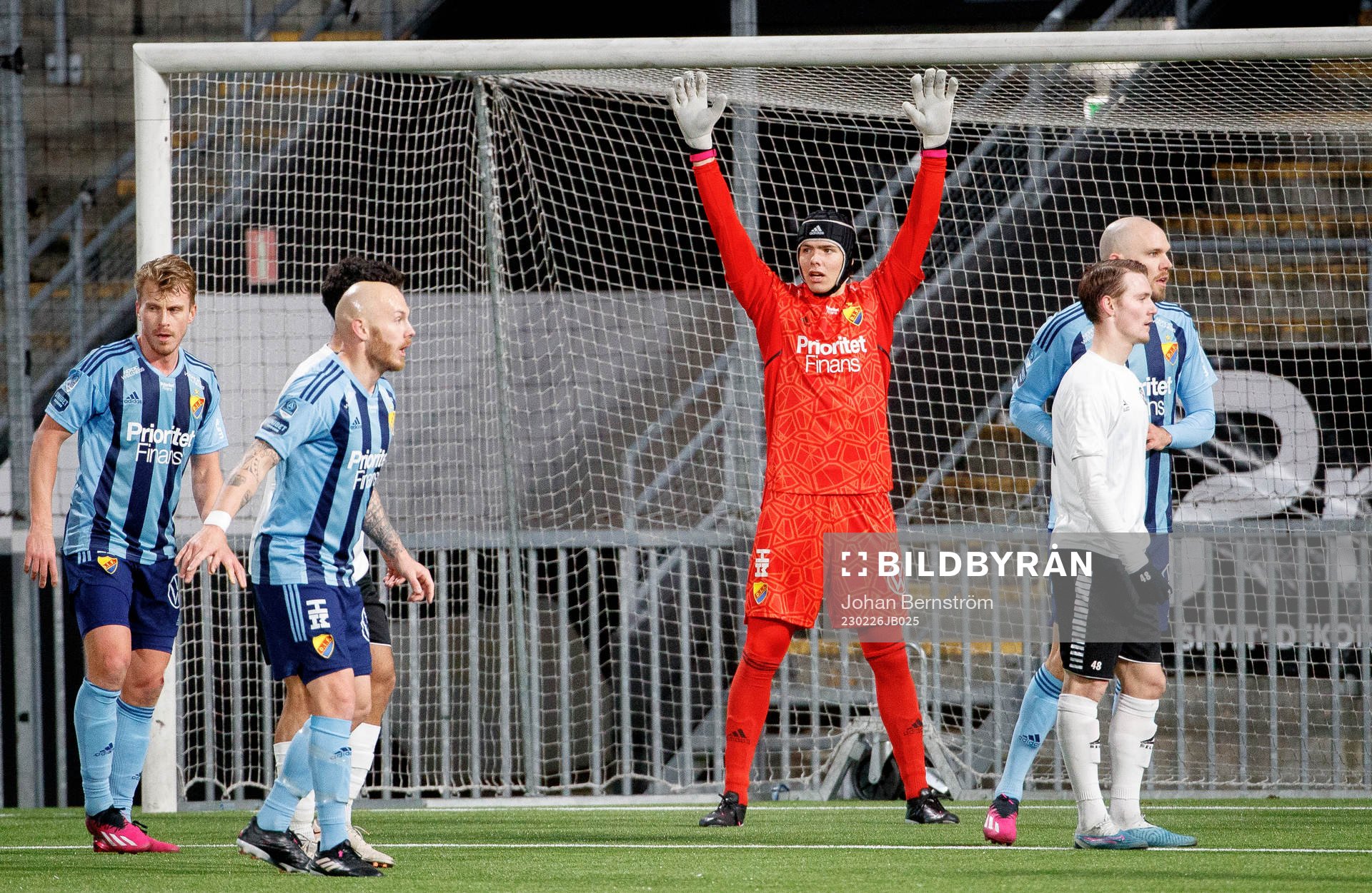 Djurgårdens målvakt Jacob Widell Zetterström
