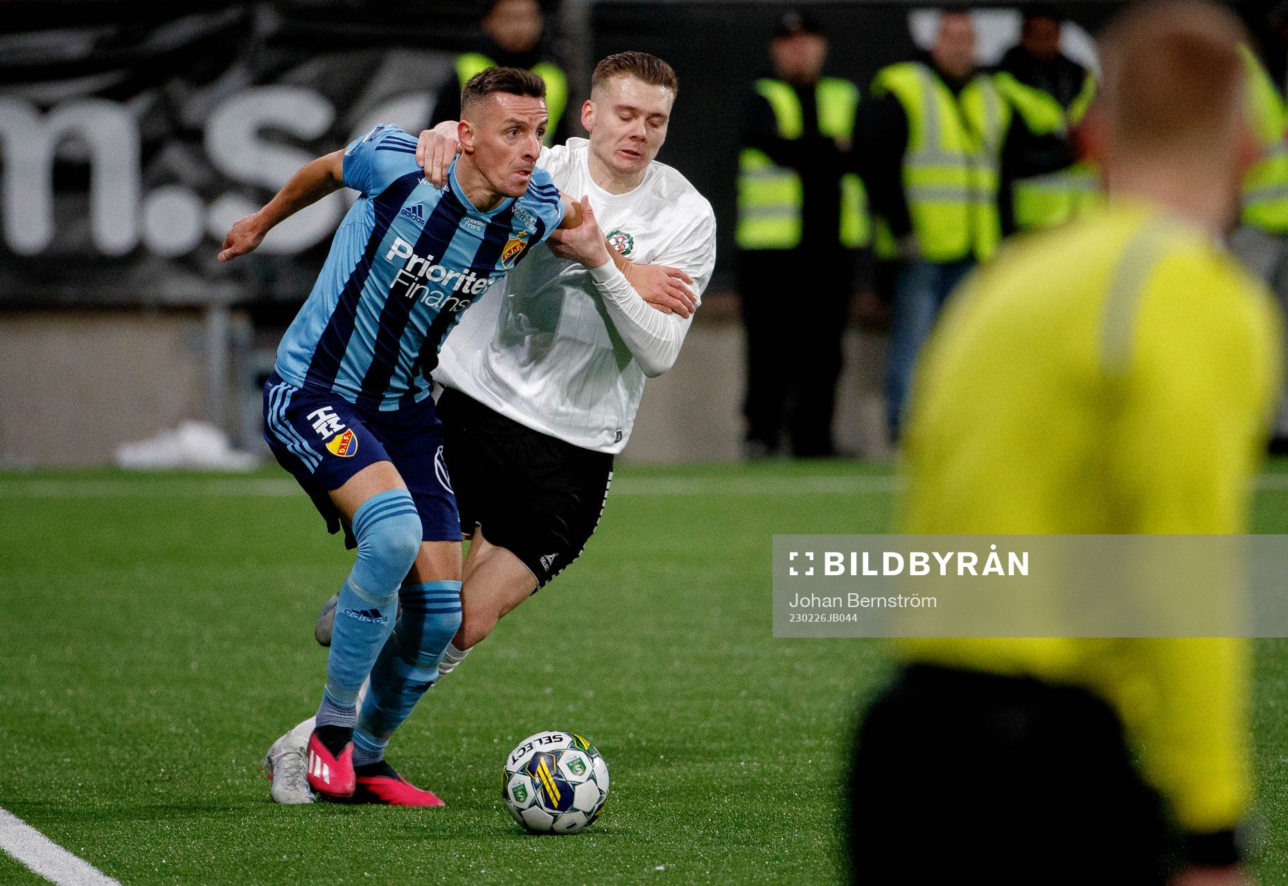 Djurgårdens Haris Radetinac och Örebros Jake Larsson