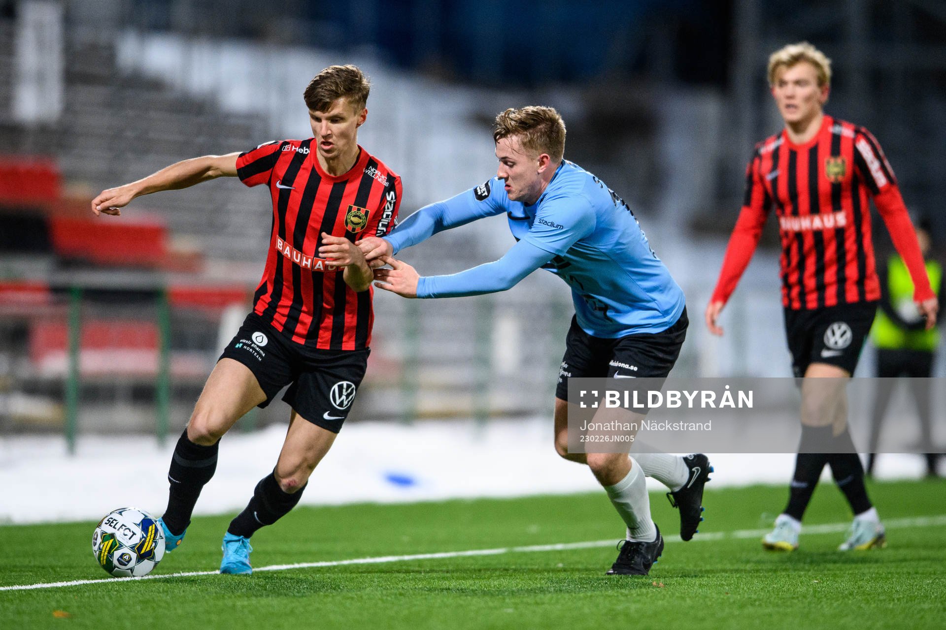 Brommapojkarnas Samuel Leach Holm och Landskronas Jesper