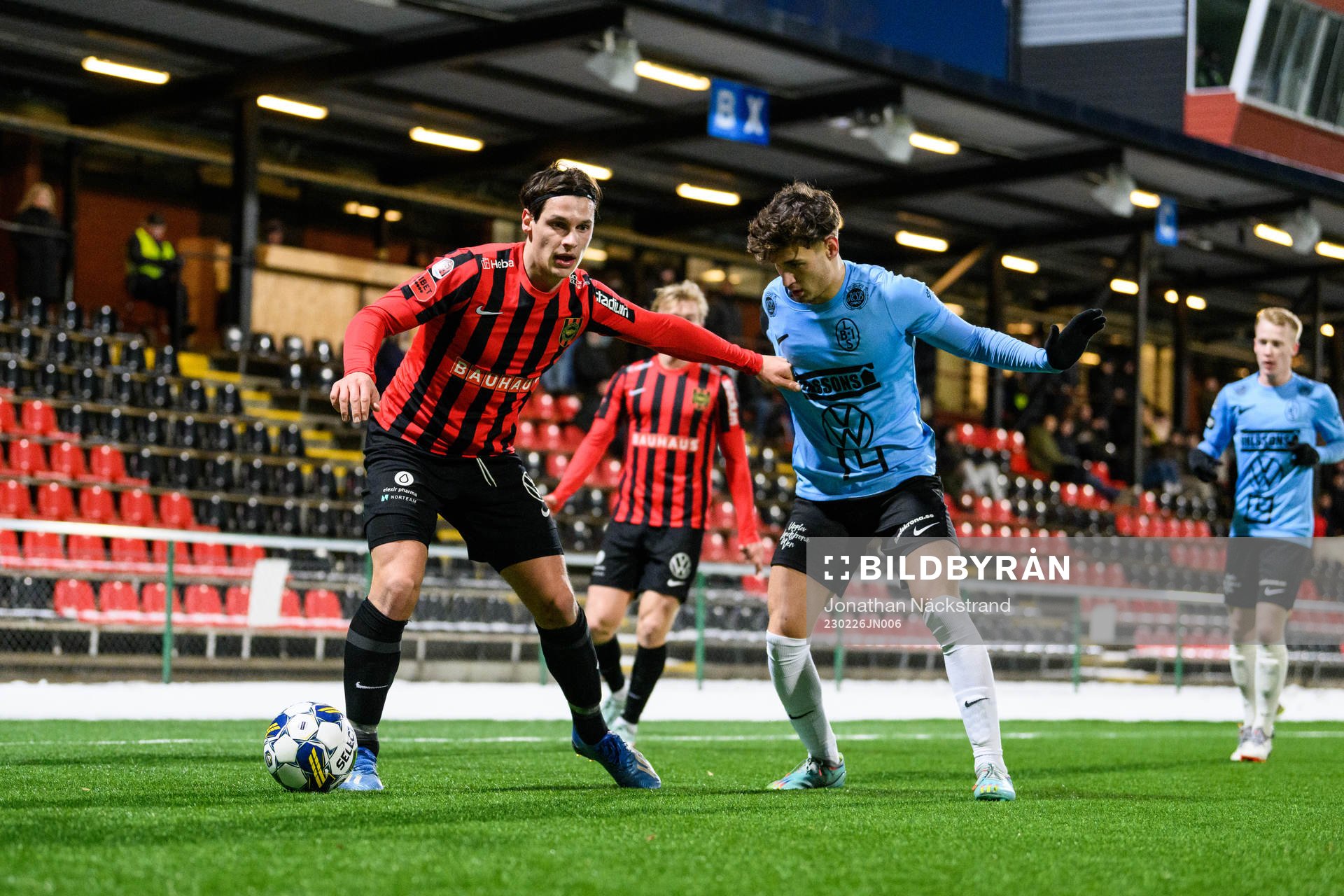Brommapojkarnas Kevin Ackermann och Landskronas David