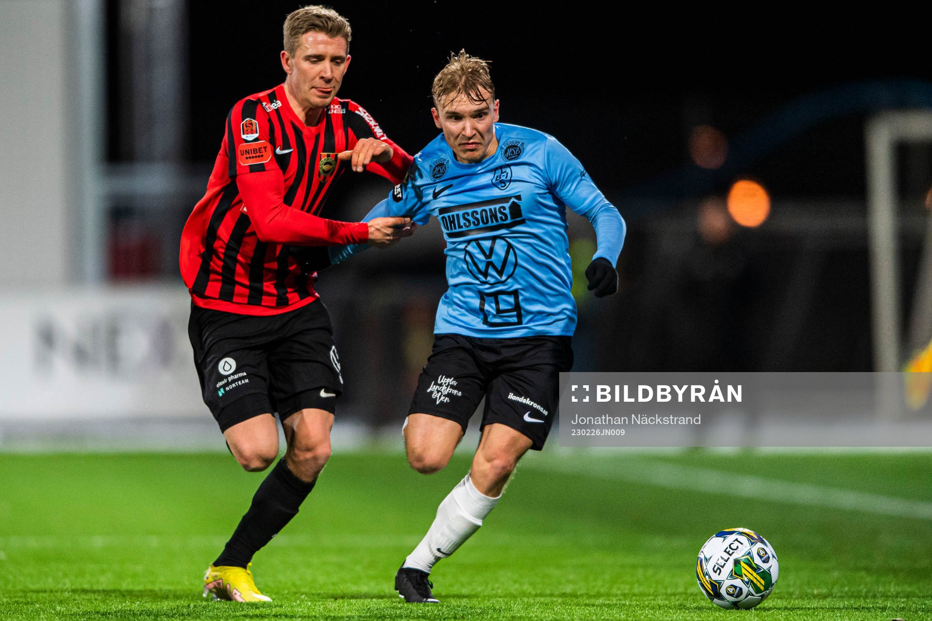 Landskronas Edvin Dahlqvist och Brommapojkarnas Ludvig