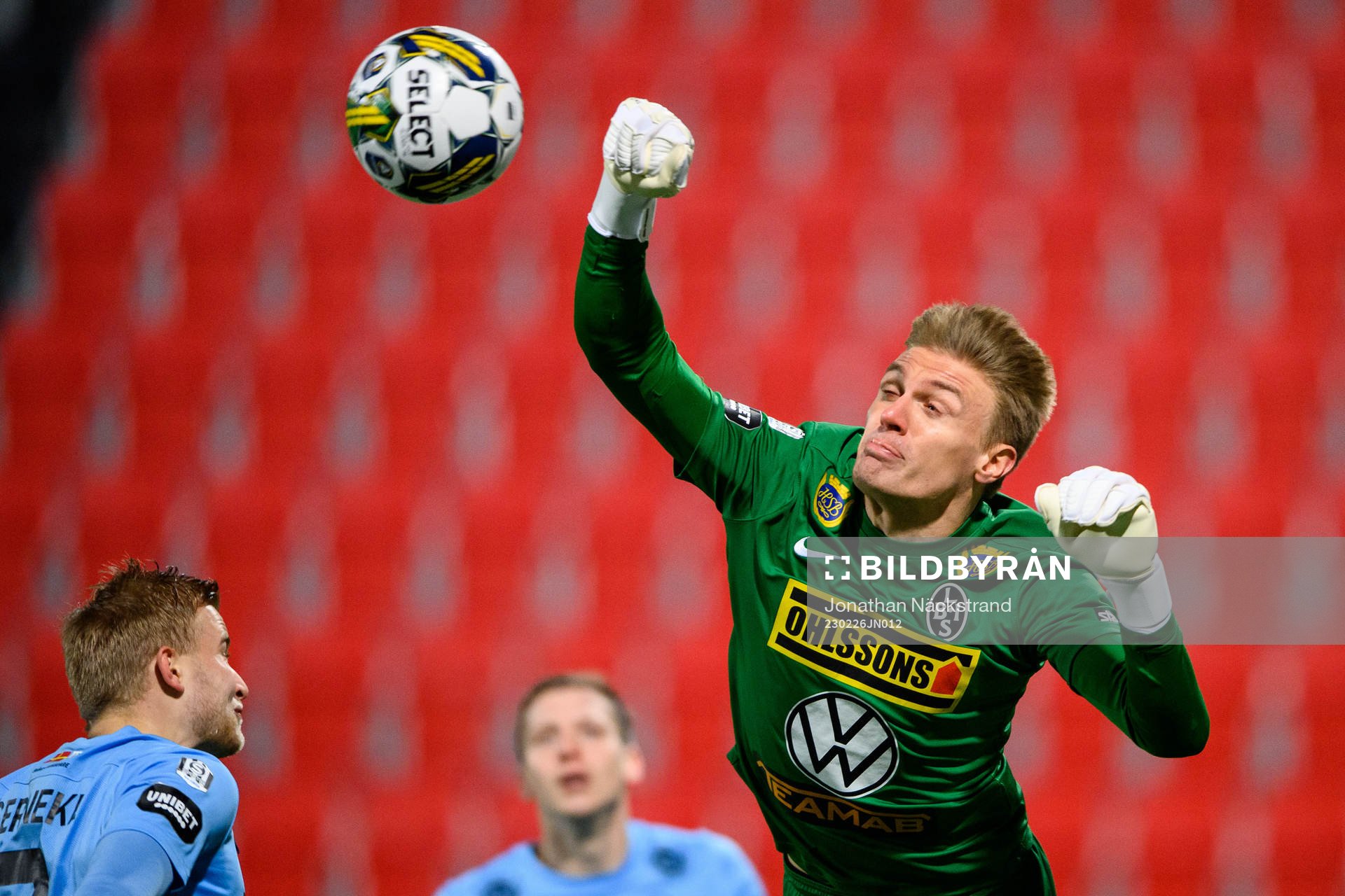 Landskronas målvakt Svante Hildeman