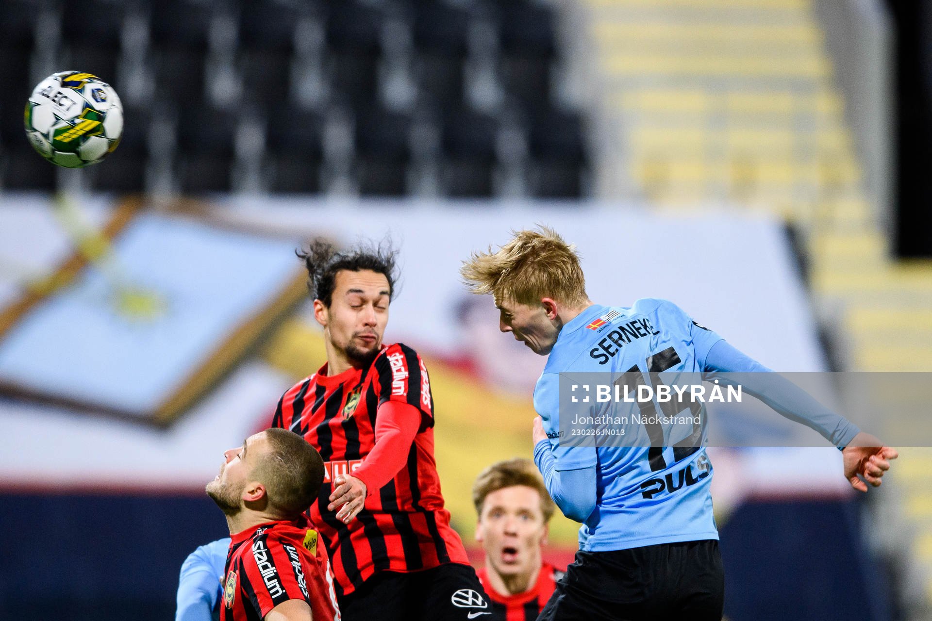 Landskronas Melker Widell nickar in 1-2