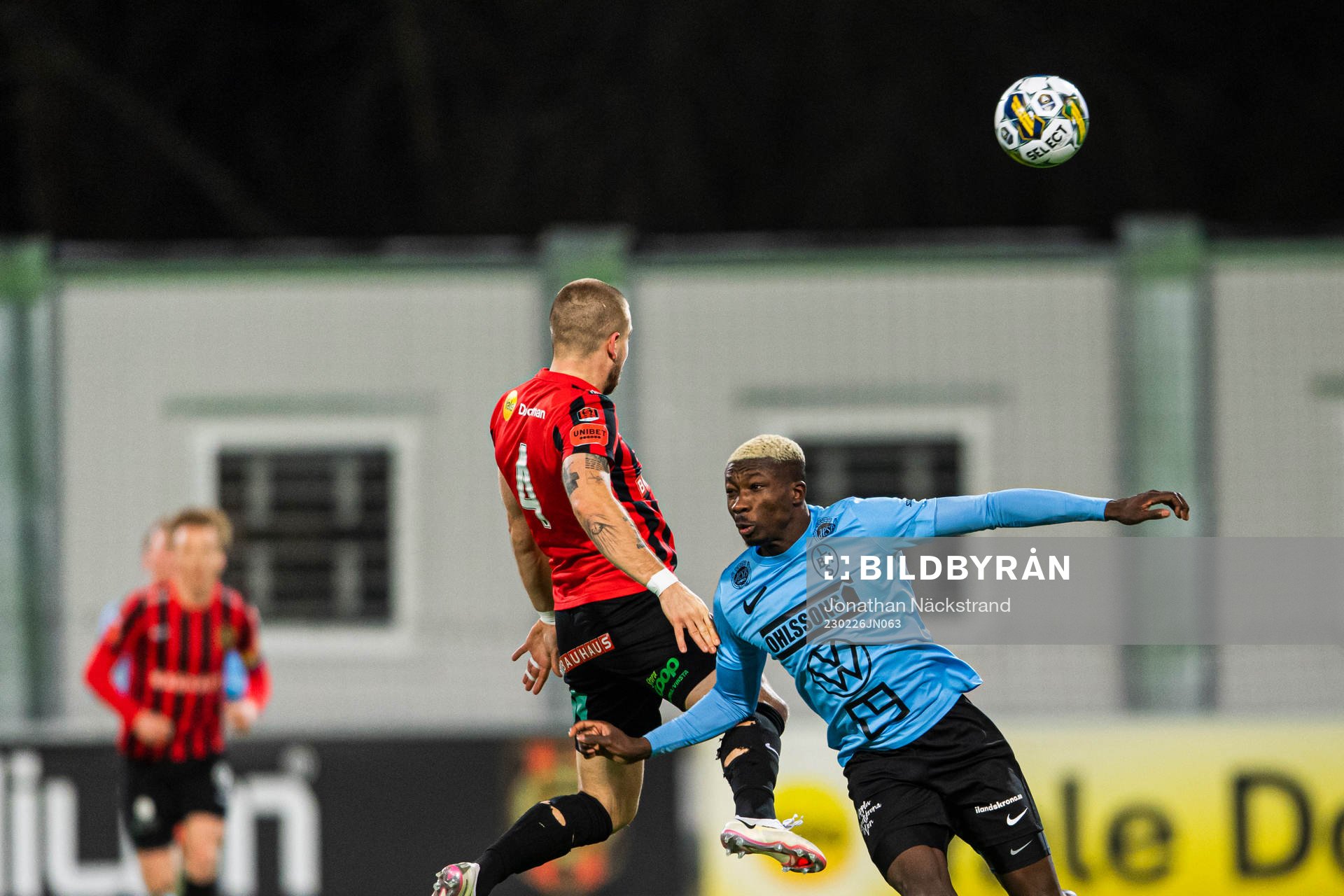 Brommapojkarnas Amadeus Sögaard och Landskronas Ousmane