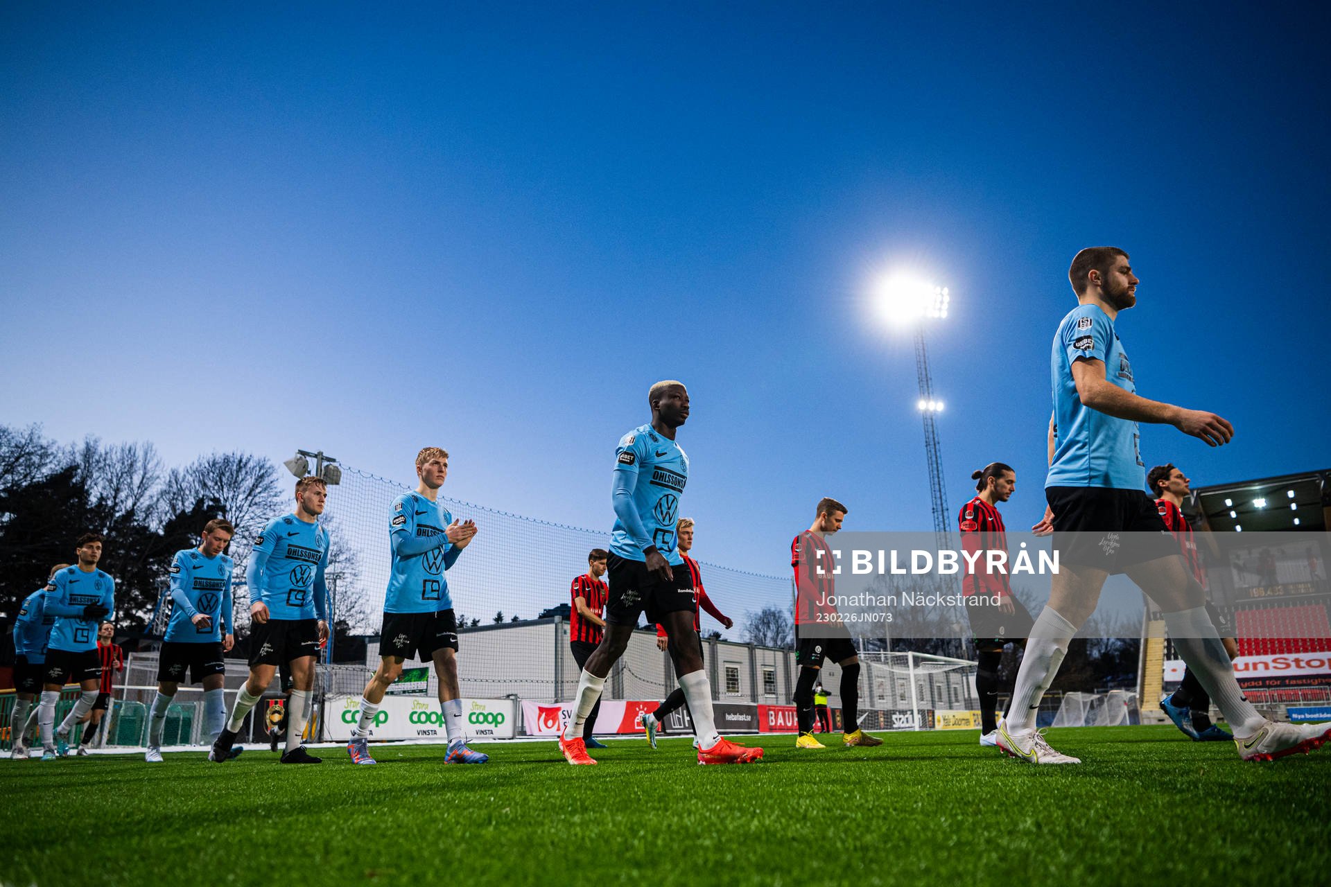 Landskronas och Brommapojkarnas spelare