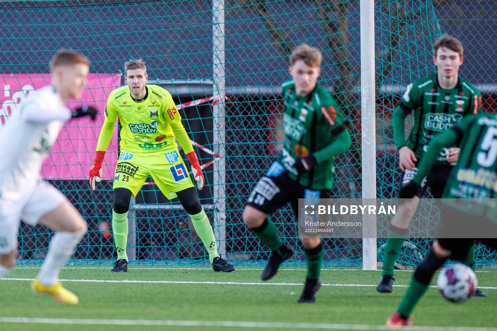 Varbergs målvakt Fredrik Andersson