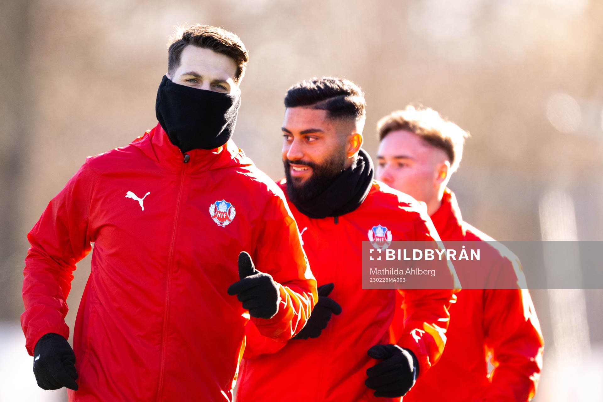 Helsingborgs Oliver Stojanovic Fredin och Amin Al Hamawi