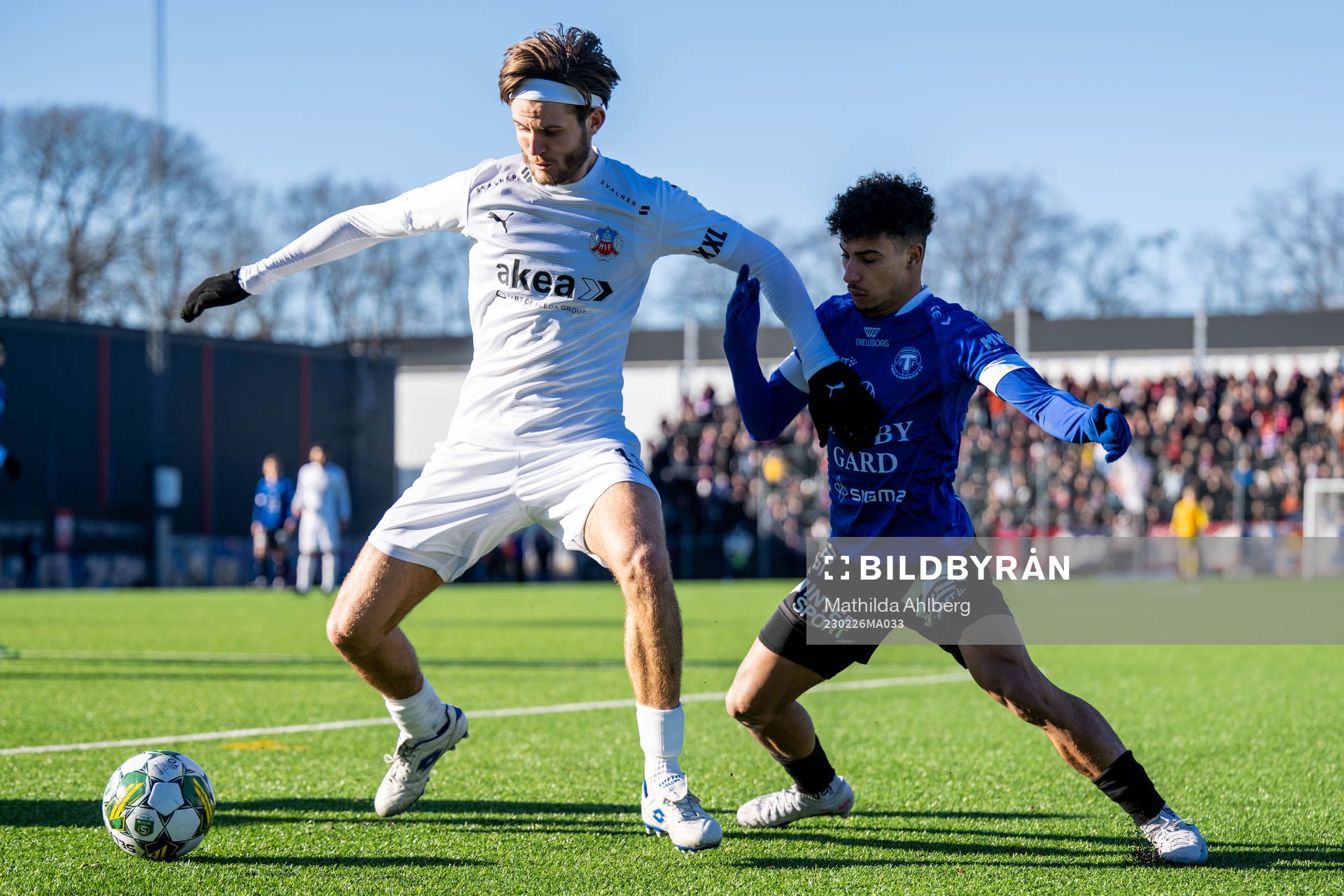 Helsingborgs Wilhelm Loeper och Trelleborgs Othmane Salama