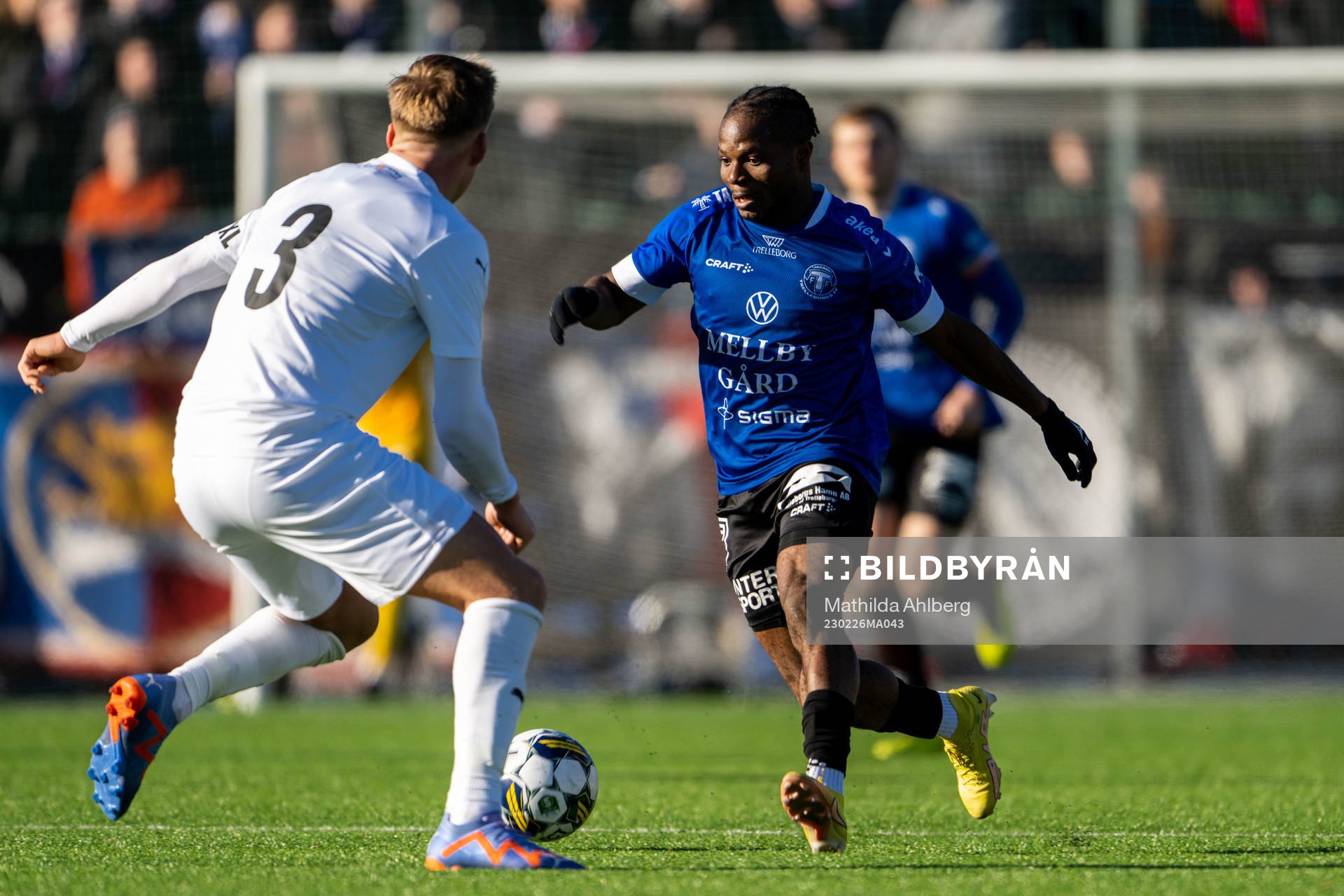 Helsingborgs Casper Widell och Trelleborgs Henry Offia