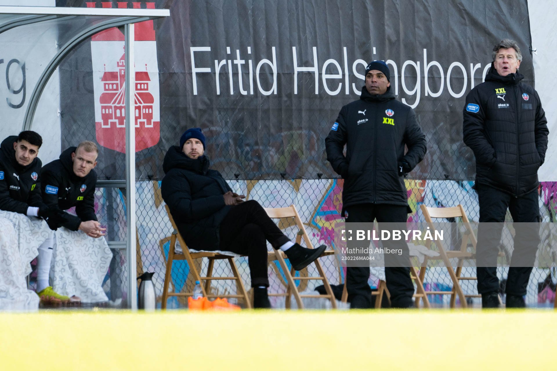 Helsingborgs Amar Muhsin, Philip Rejnhold, tränare Mattias