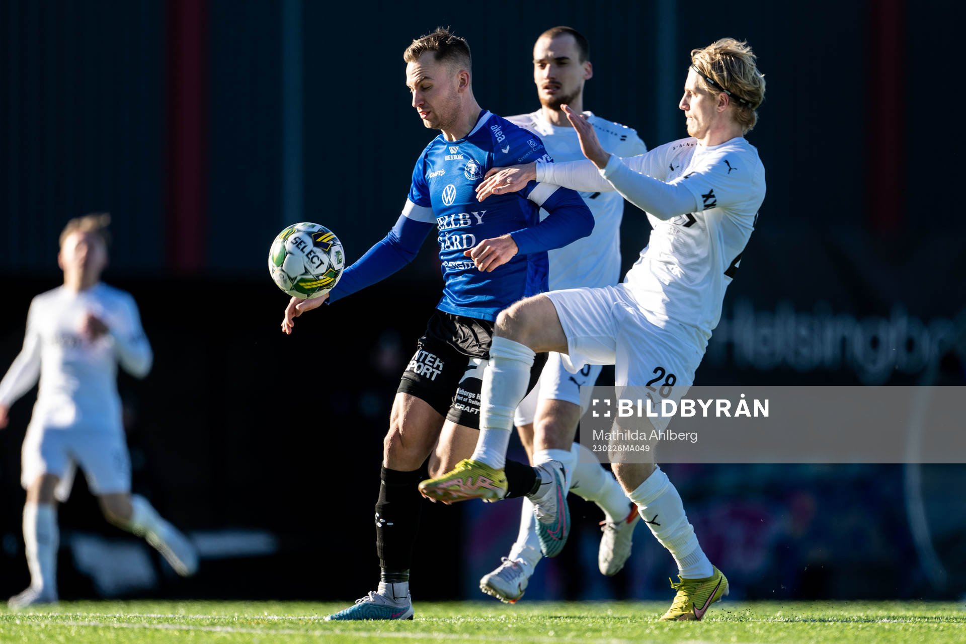 Trelleborgs Felix Hörberg och Helsingborgs Victor Blixt