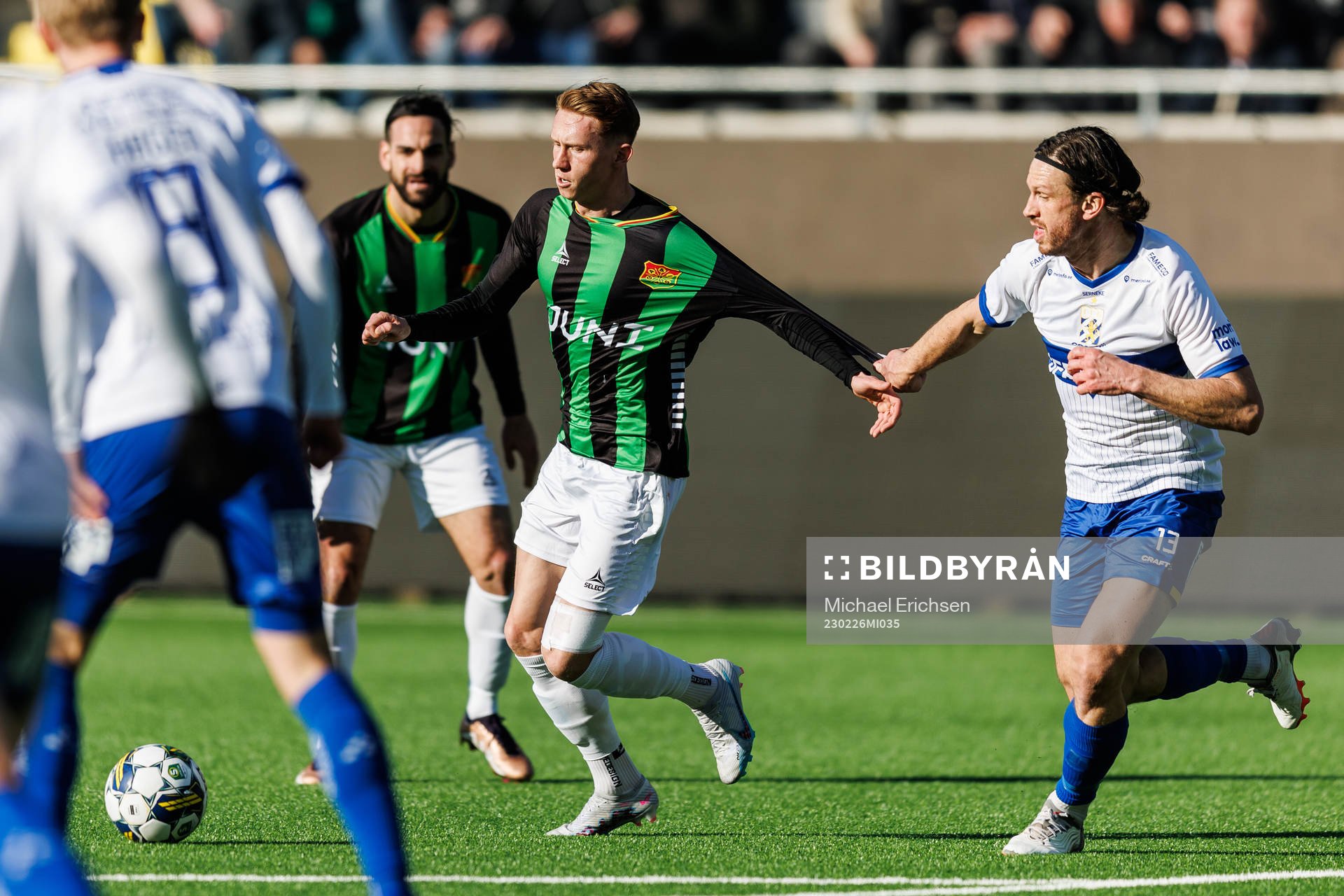 GAISs Julius Lindberg och IFK Göteborgs Gustav Svensson
