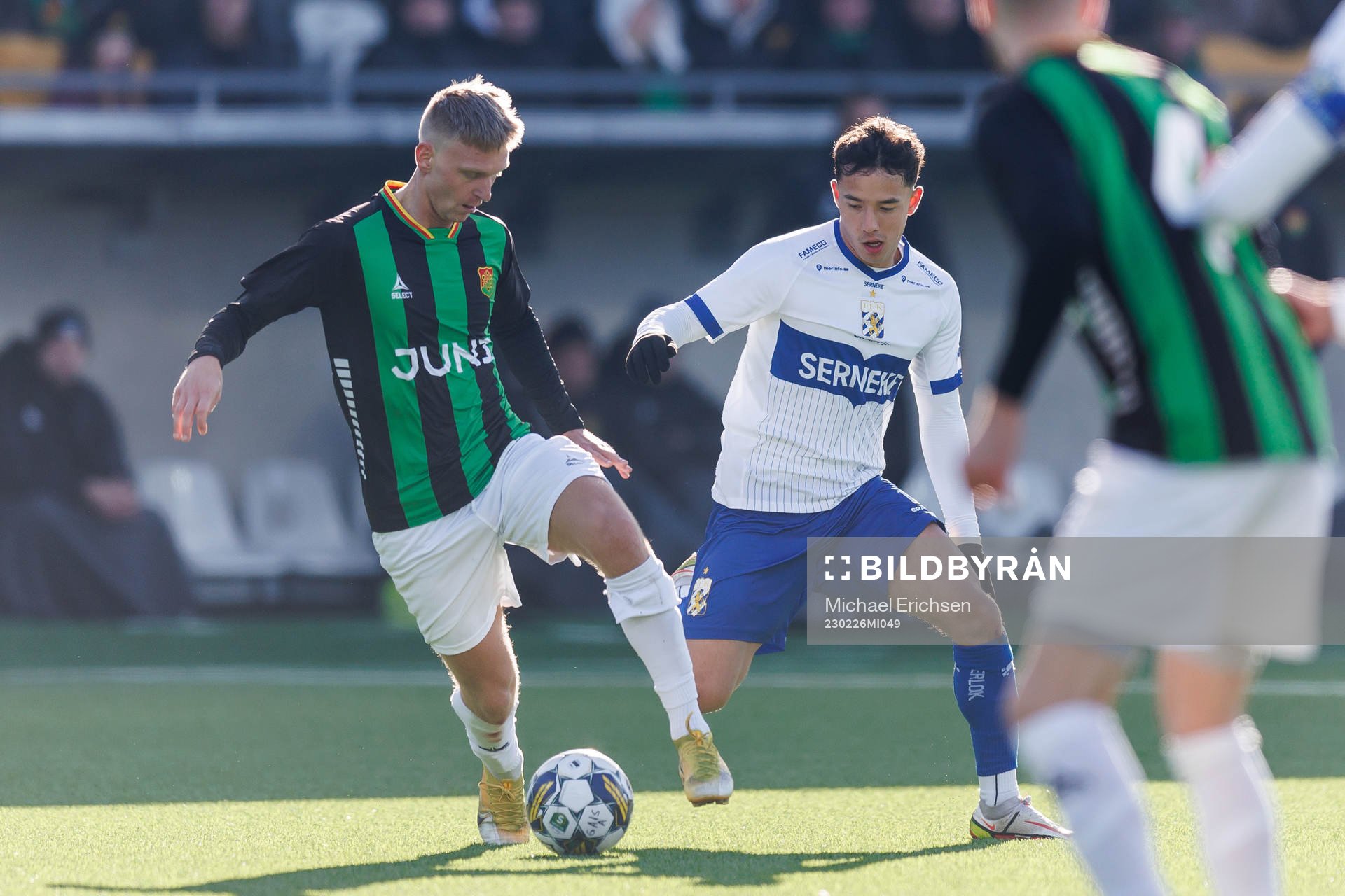 GAISs Joackim Åberg och IFK Göteborgs Hussein Carneil