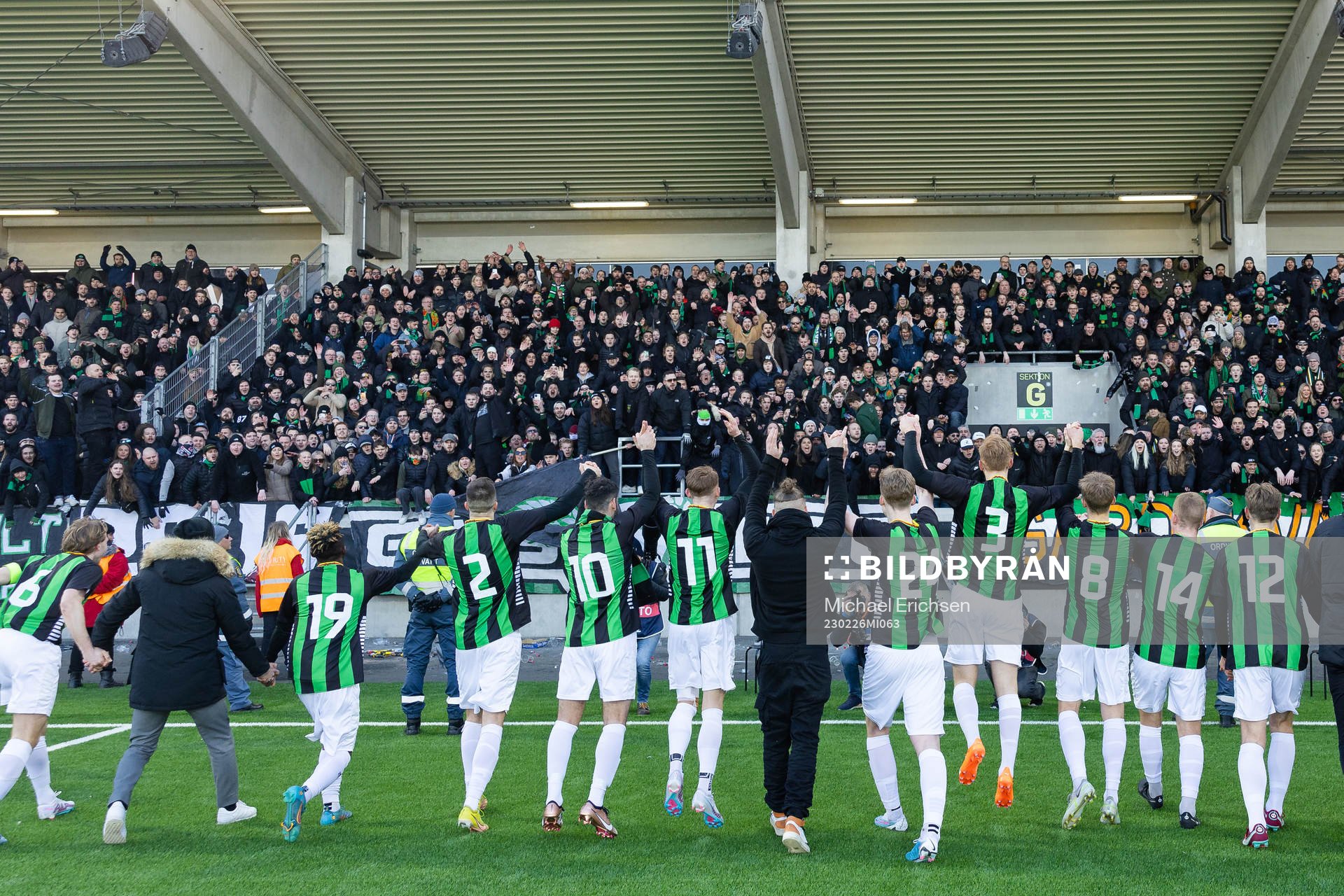 GAIS jublar framför sin klack