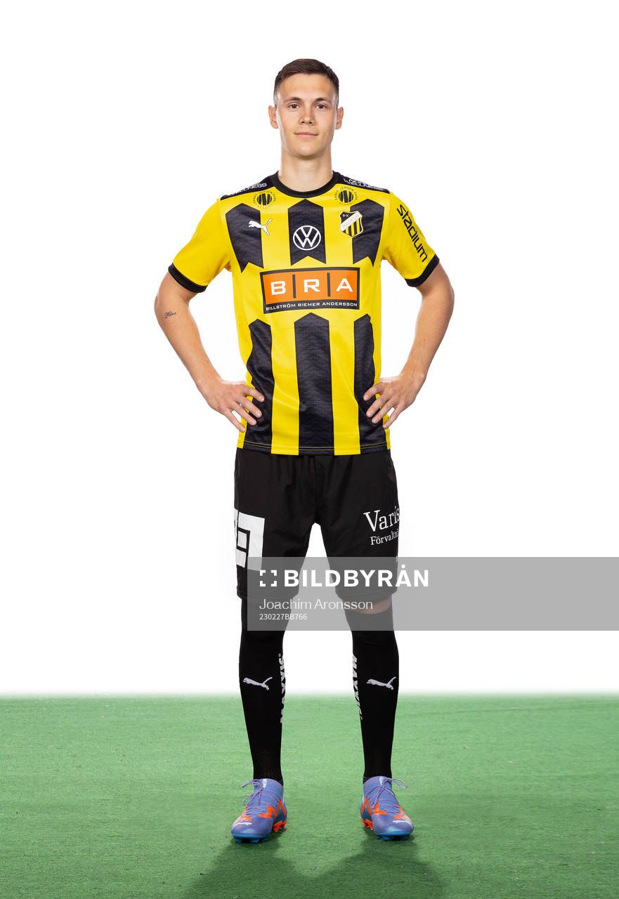 Häckens Tobias Carlsson poserar för ett porträtt den 27 februari 2023 i Göteborg.