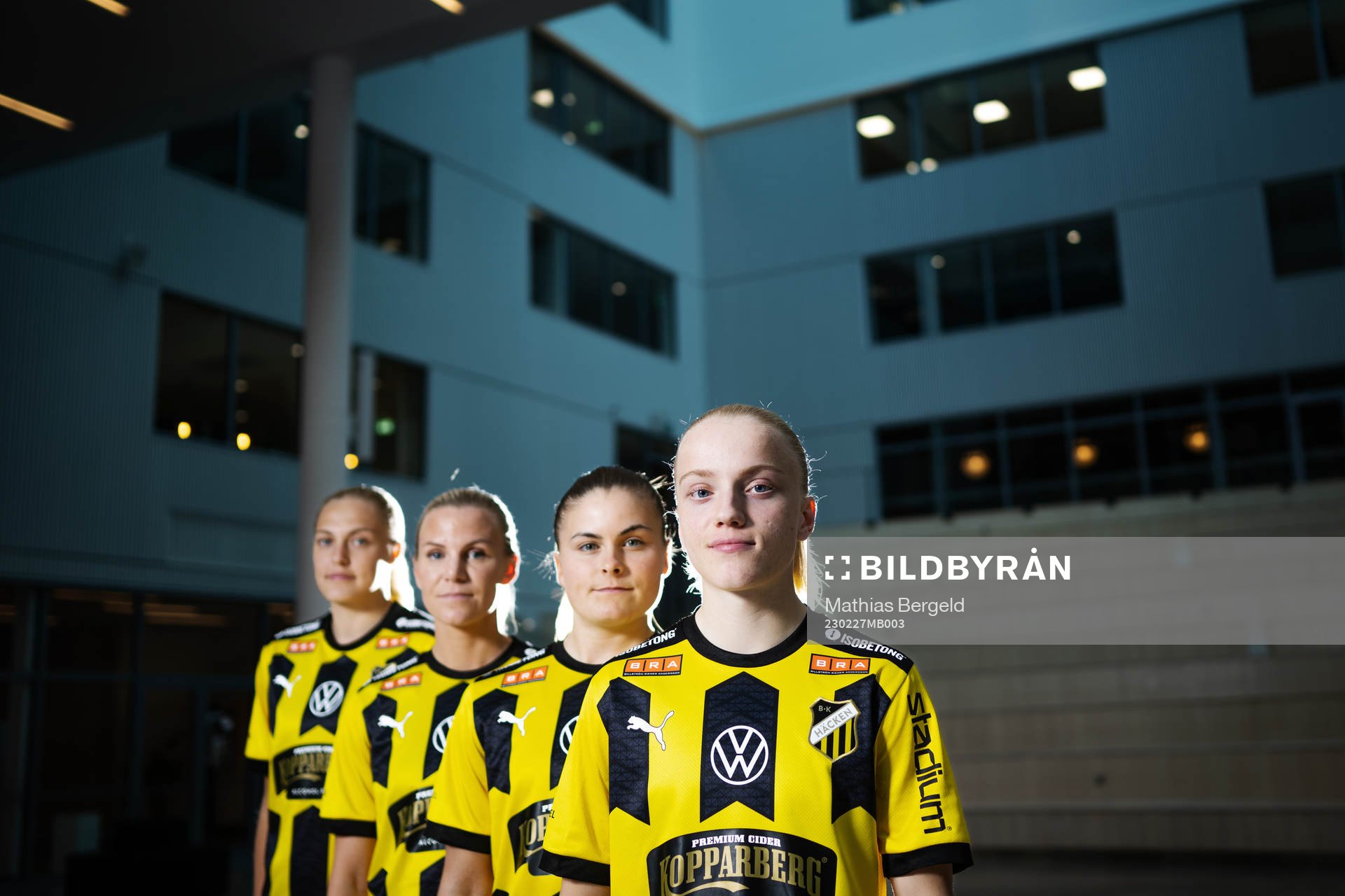 Elma Junttila Nelhage, Josefin Rybrink, Hanna Wijk och Anna