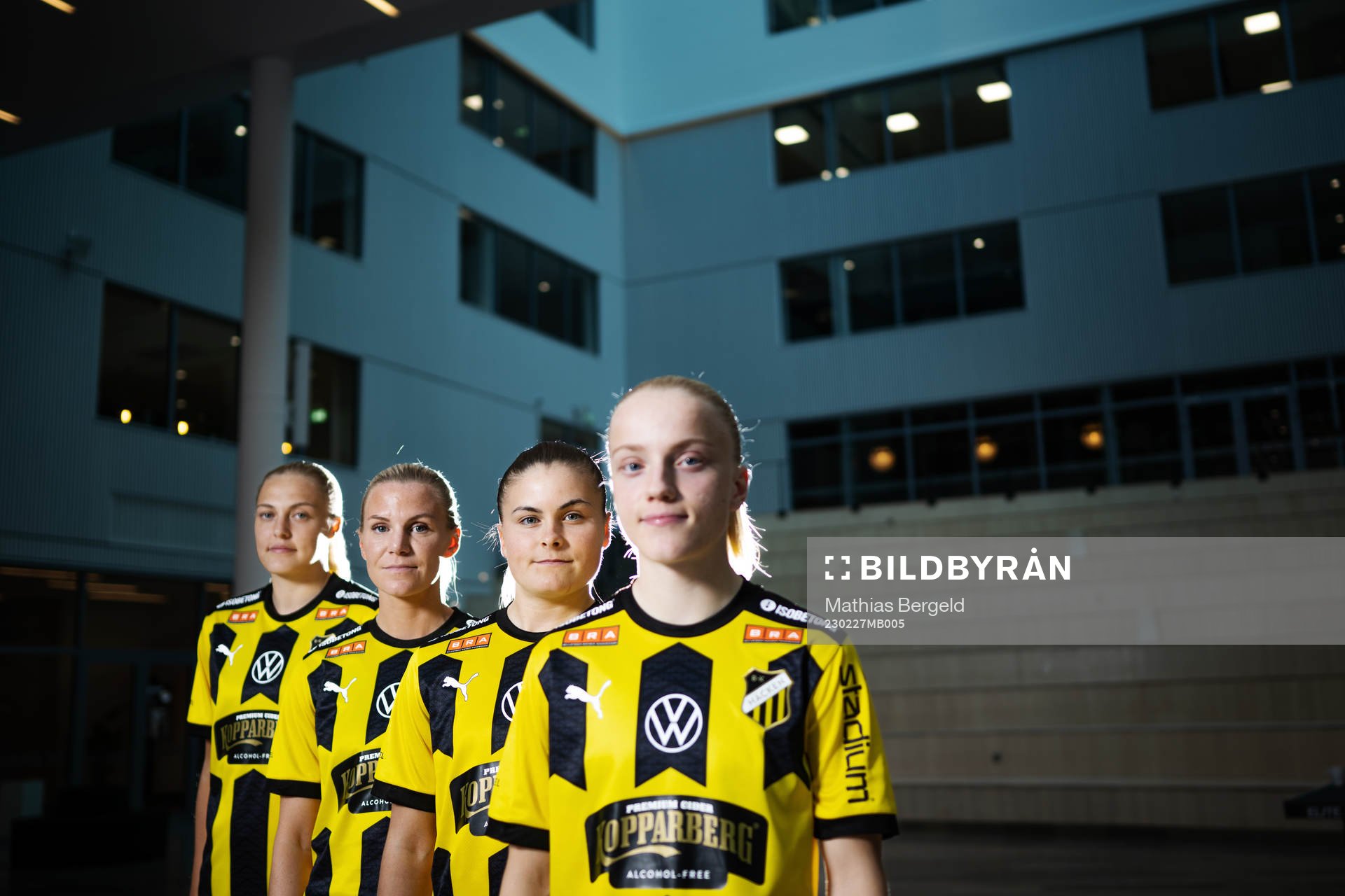 Elma Junttila Nelhage, Josefin Rybrink, Hanna Wijk och Anna