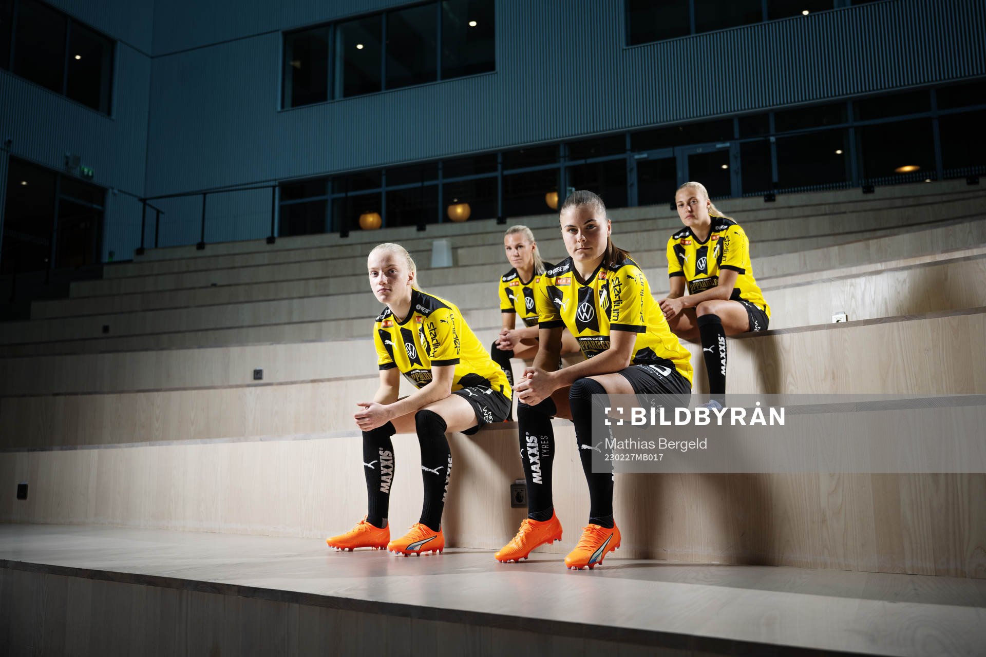 Anna Sandberg, Josefin Rybrink, Hanna Wijk och  Elma