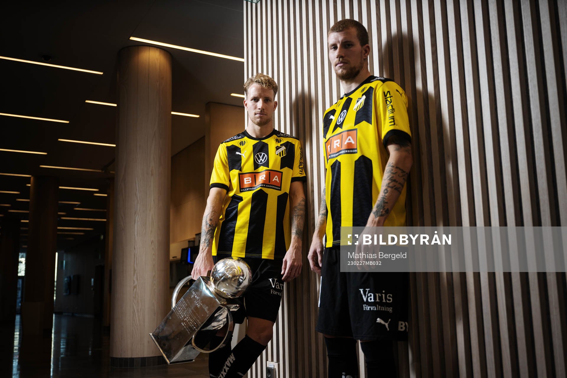 Samuel Gustafson och Simon Gustafson med Lennart Johanssons