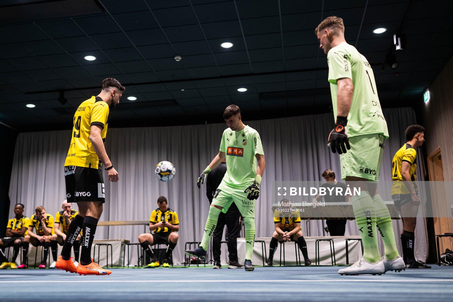 Filip Trpcevski, målvakt Sebastian Banozic och målvakt
