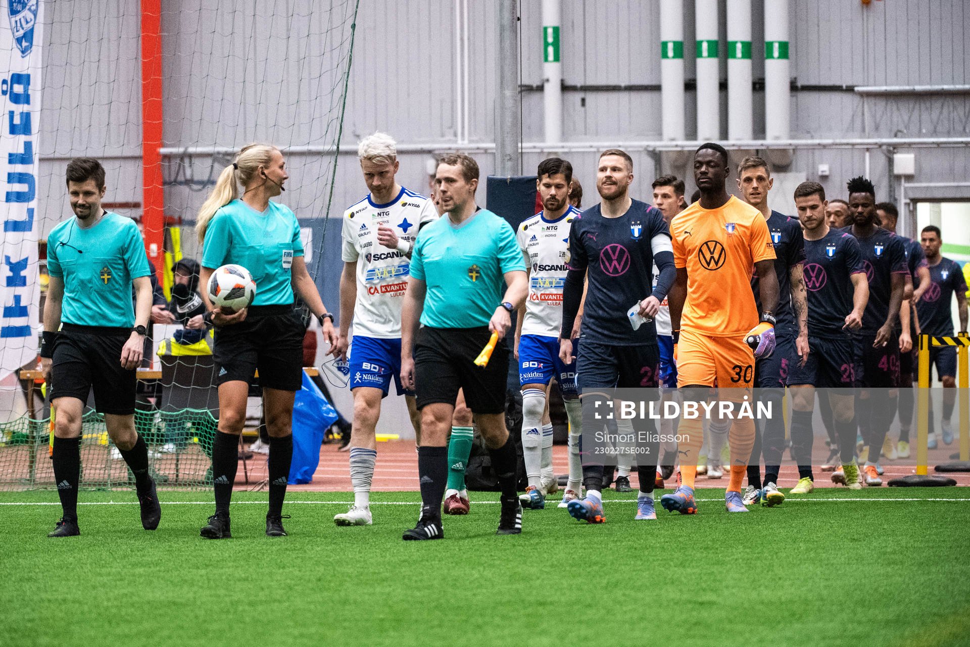 Malmö FFs och IFK Luleås spelar