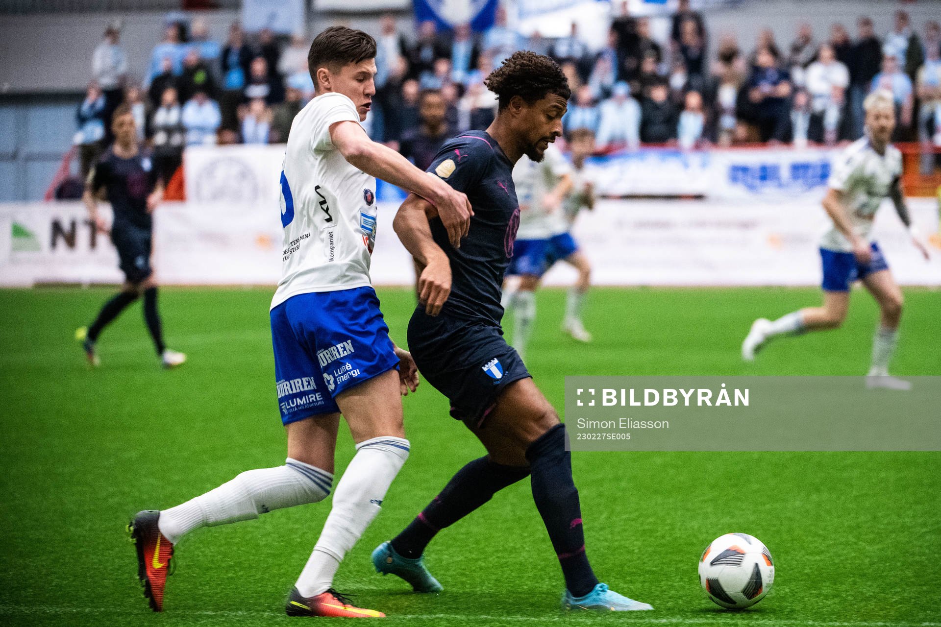 IFK Luleås Rasmus Lindroth och Malmö FFs Joseph Ceesay