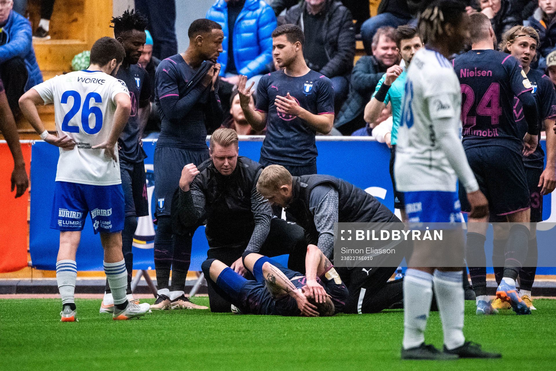 Malmö FFs Søren Rieks har ont