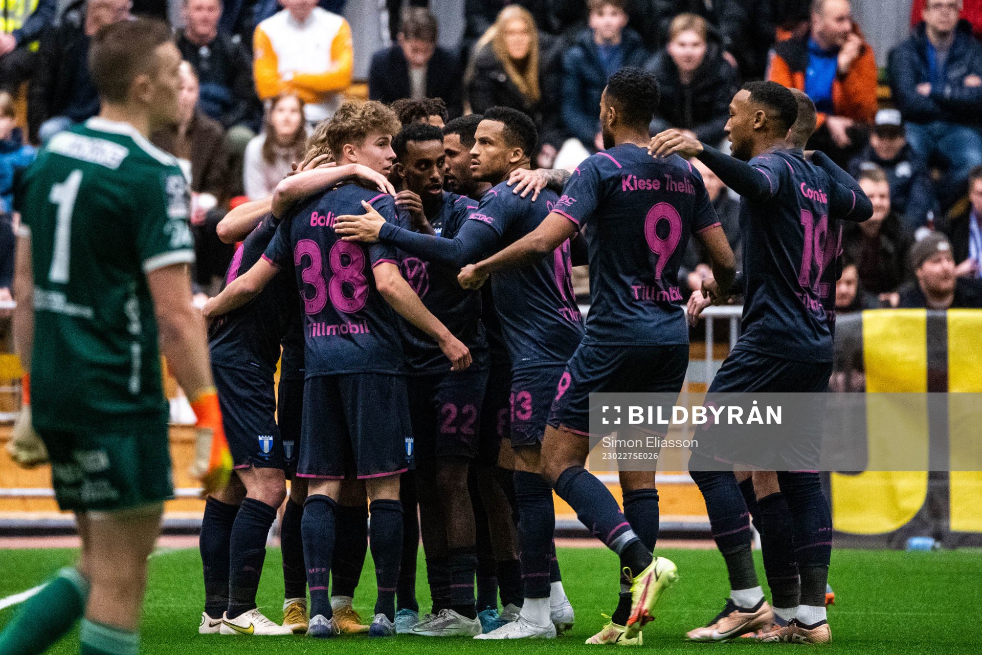 Malmö FFs spelare jublar