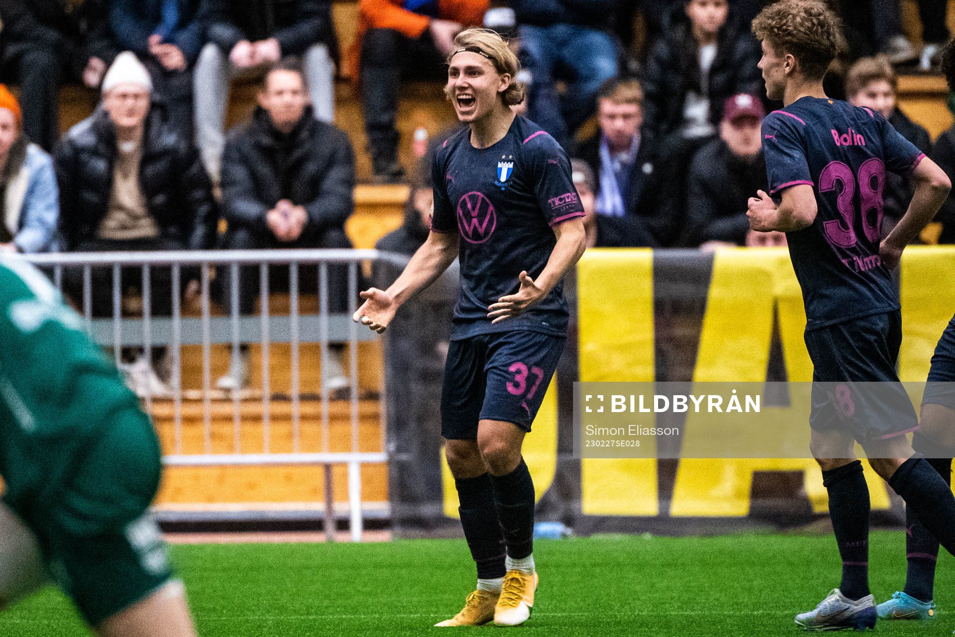 Malmö FFs Sebastian Nanasi jublar