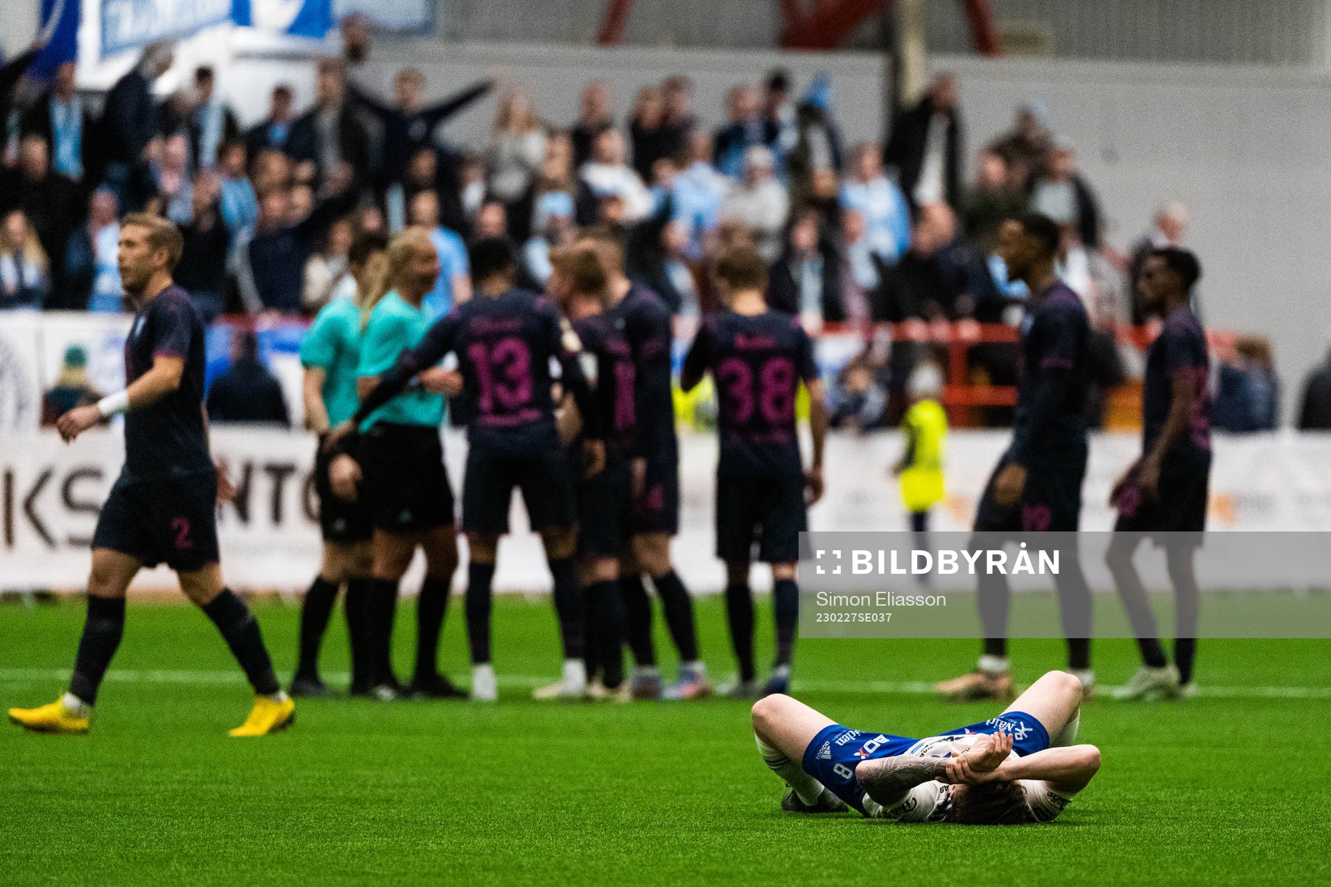IFK Luleås Joshua Richards deppar