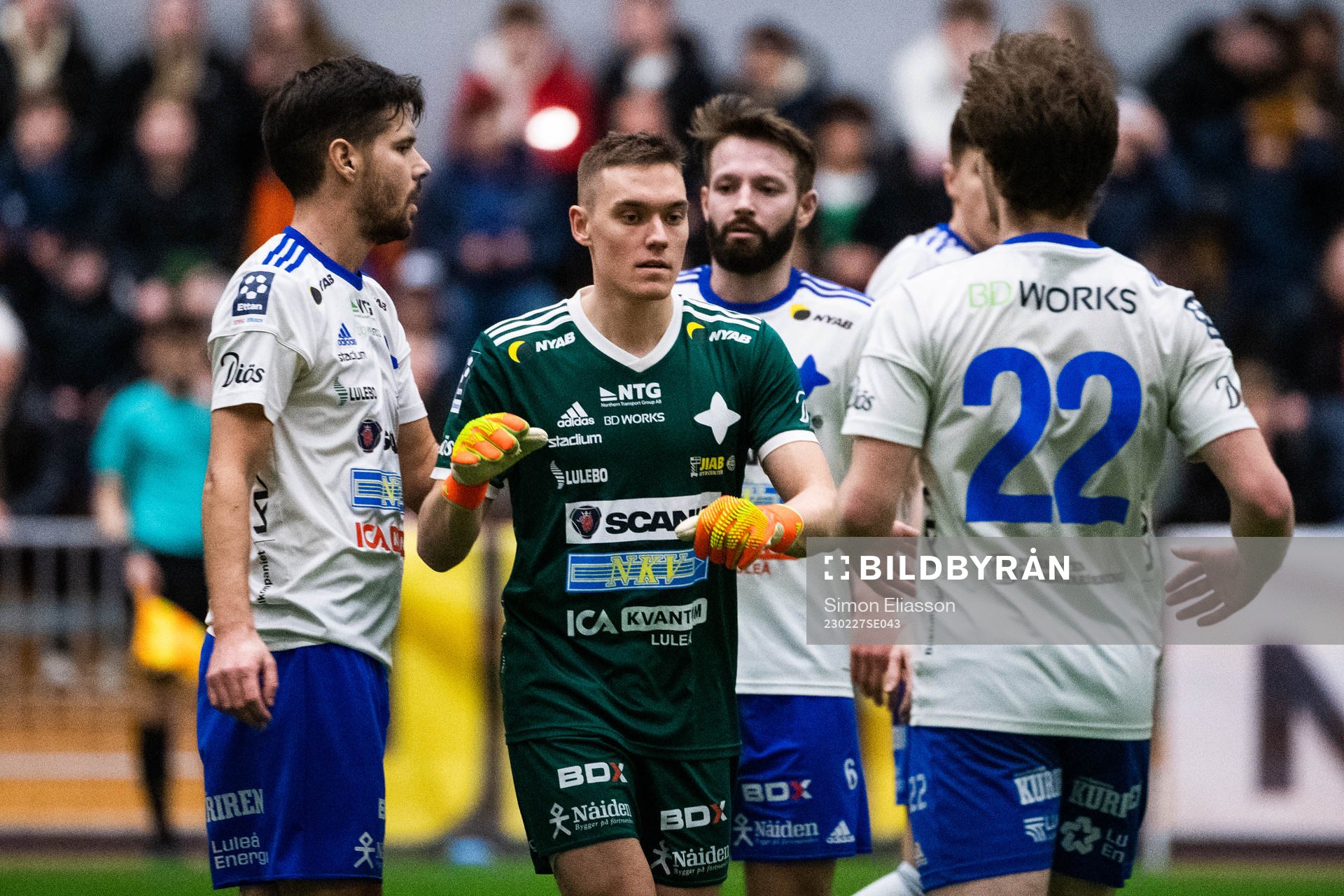 IFK Luleås målvakt Rasmus Juhani Aspholm