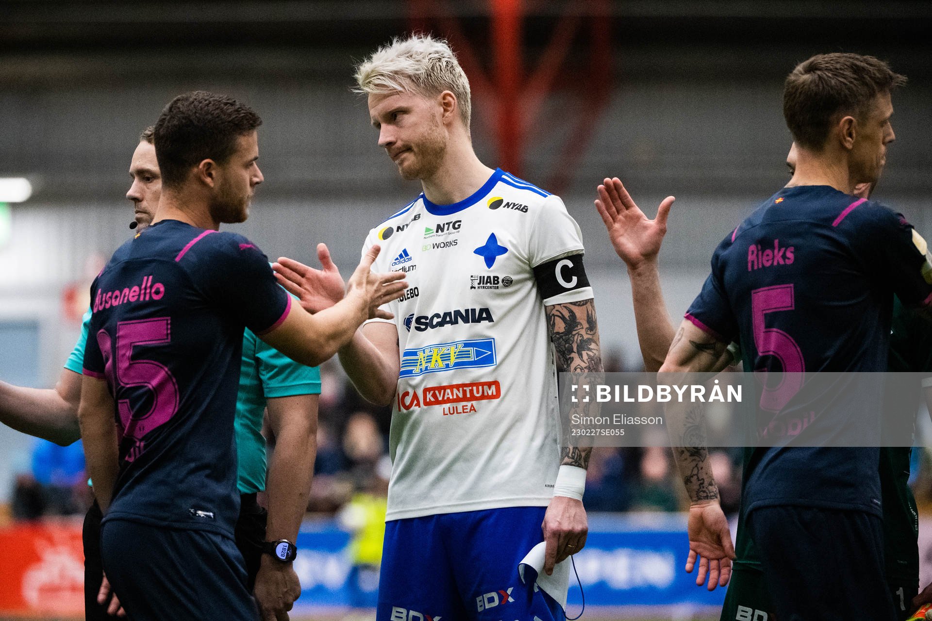 Malmö FFs Gabriel Busanello och IFK Luleås William