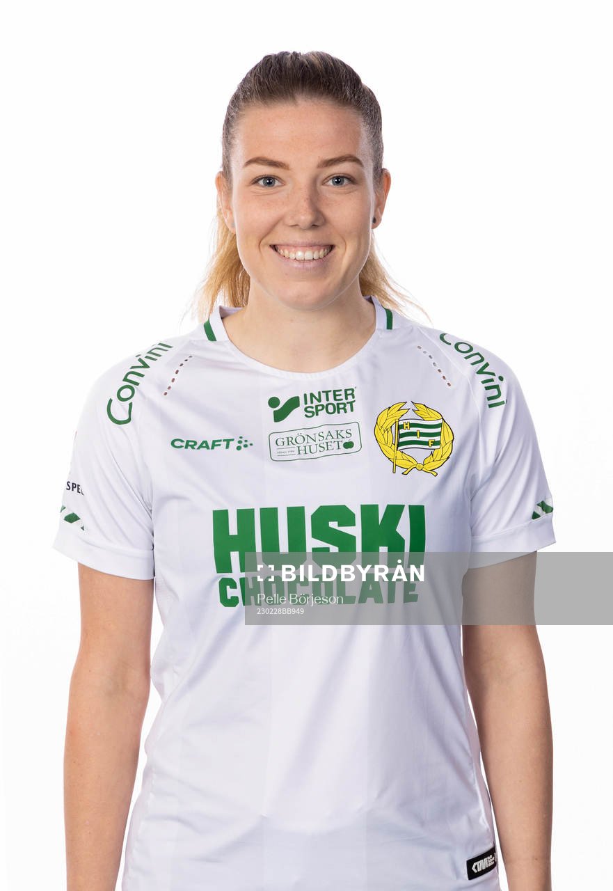 Hammarbys Emma Westin poserar för ett porträtt den 28 februari 2023 i Stockholm.