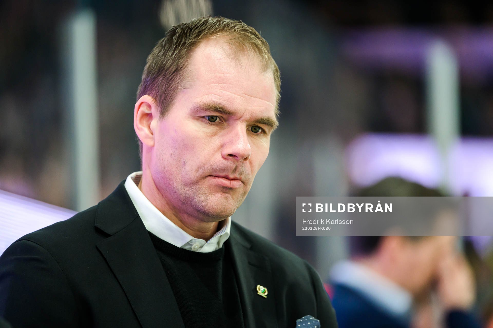 Färjestads huvudtränare Tomas Mitell