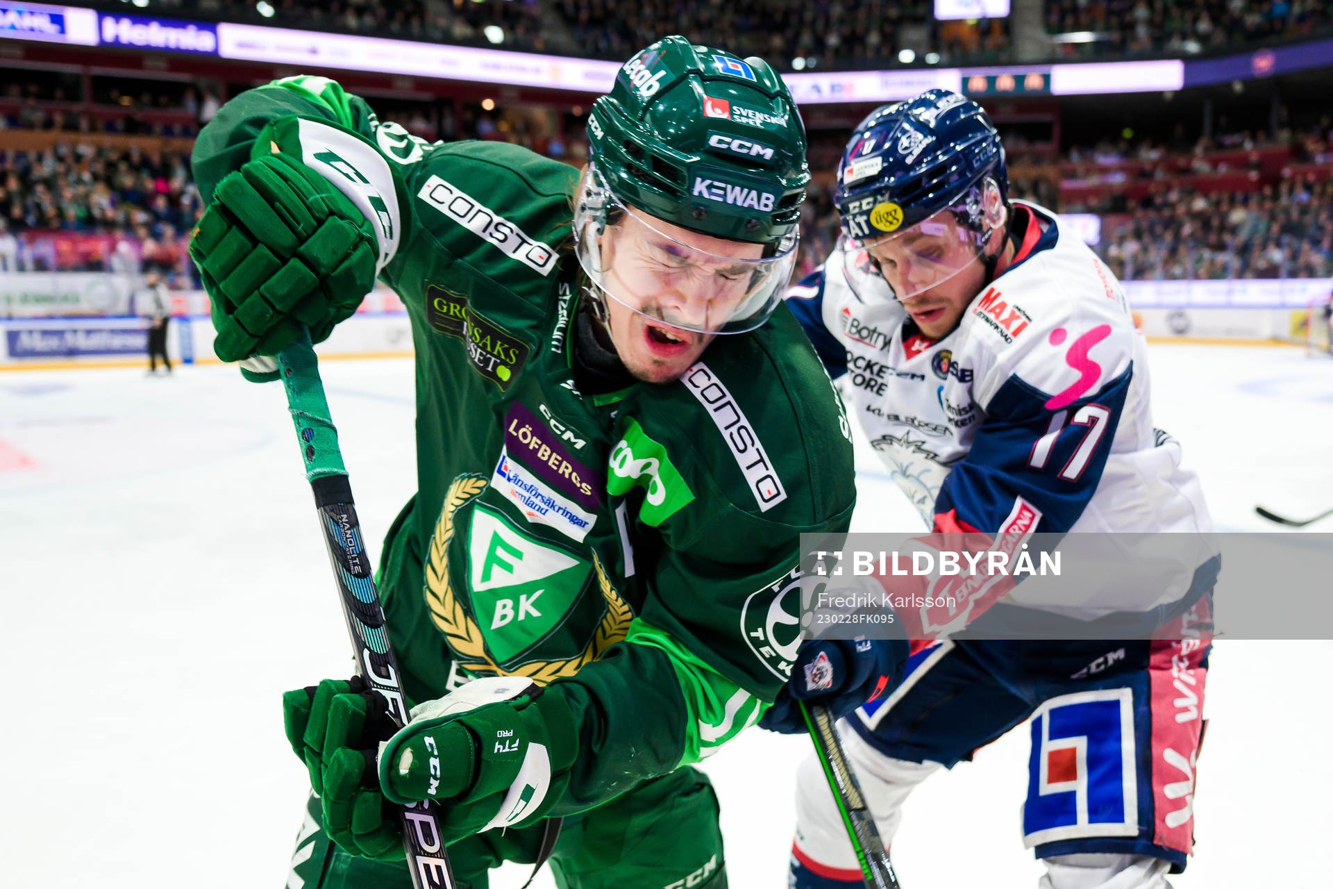 Färjestads Joakim Nygård och Linköpings Sebastian