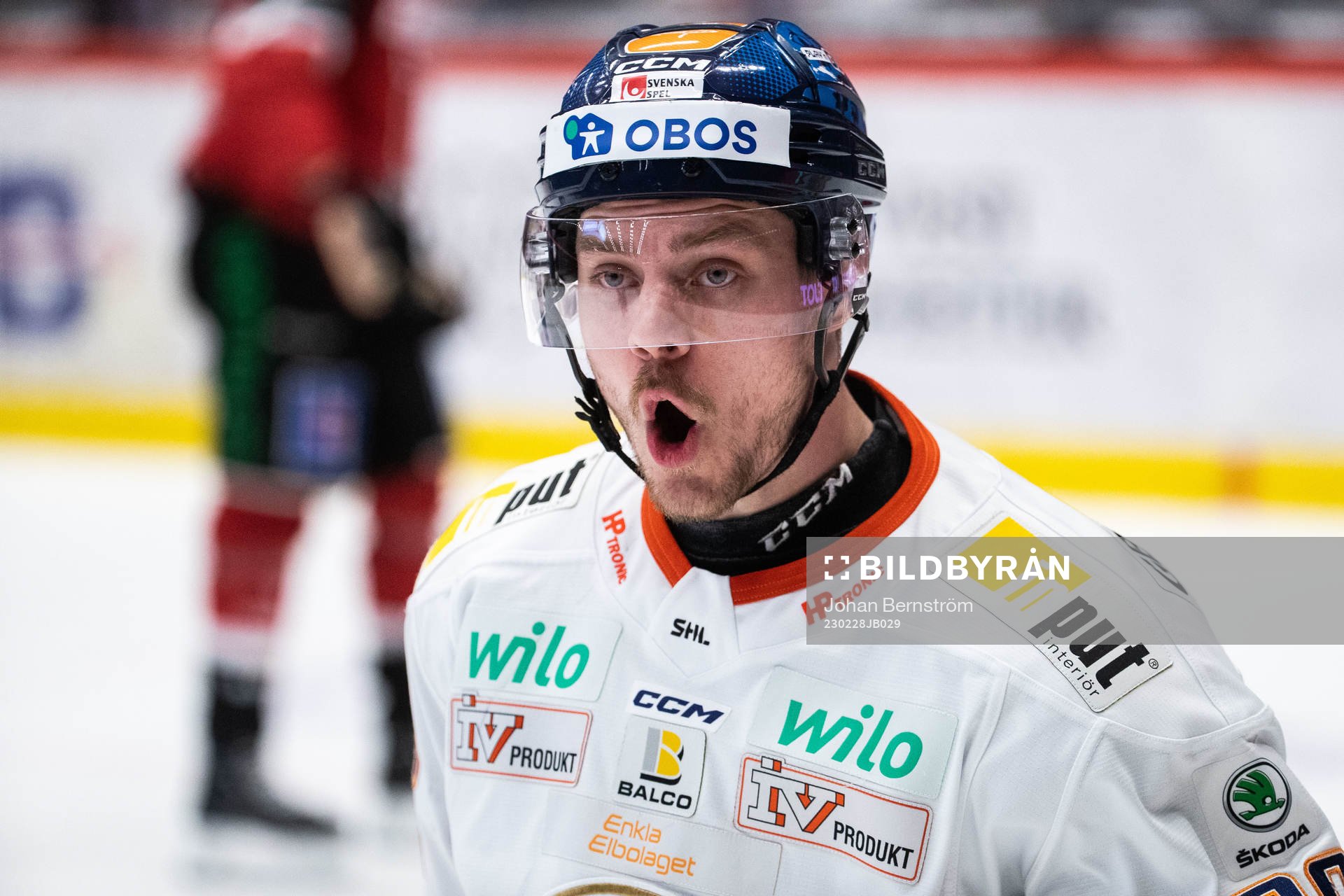 Växjös Joel Kellman jublar