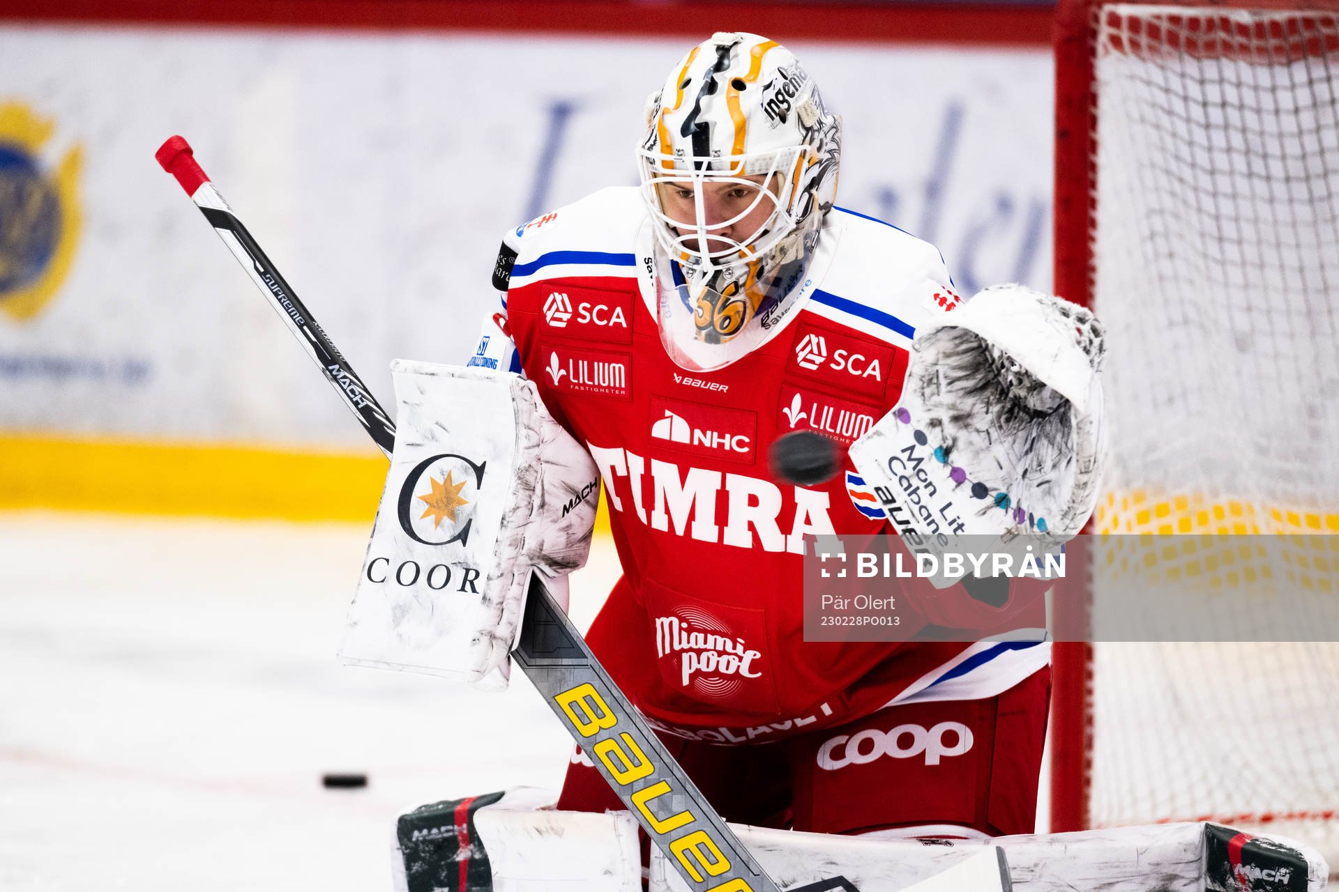 Timrås målvakt Karolus Kaarlehto