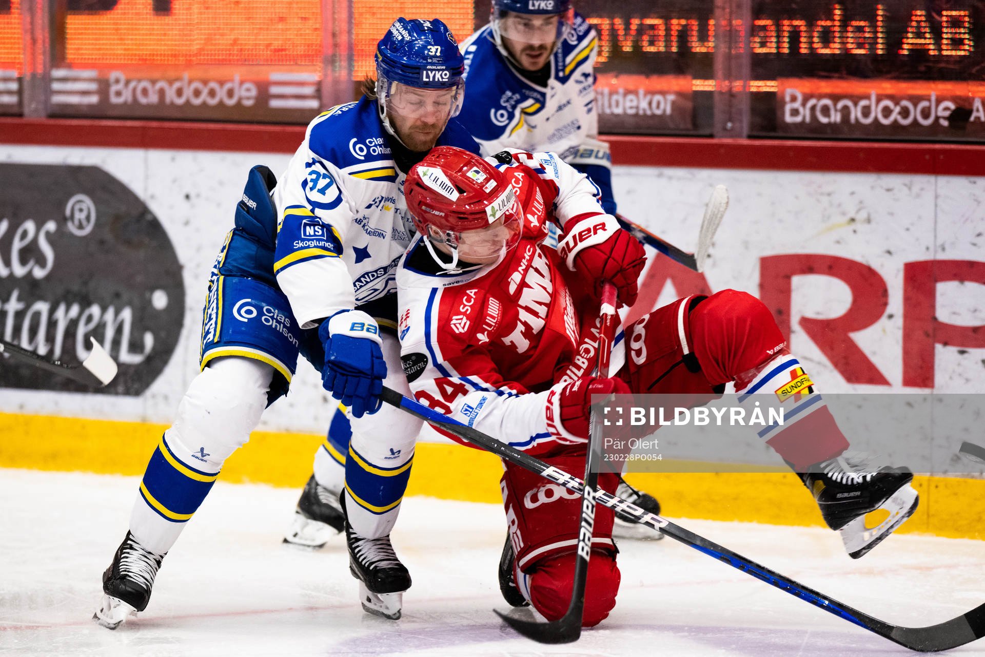 Leksands Anton Lindholm och Timrås Olli Palola
