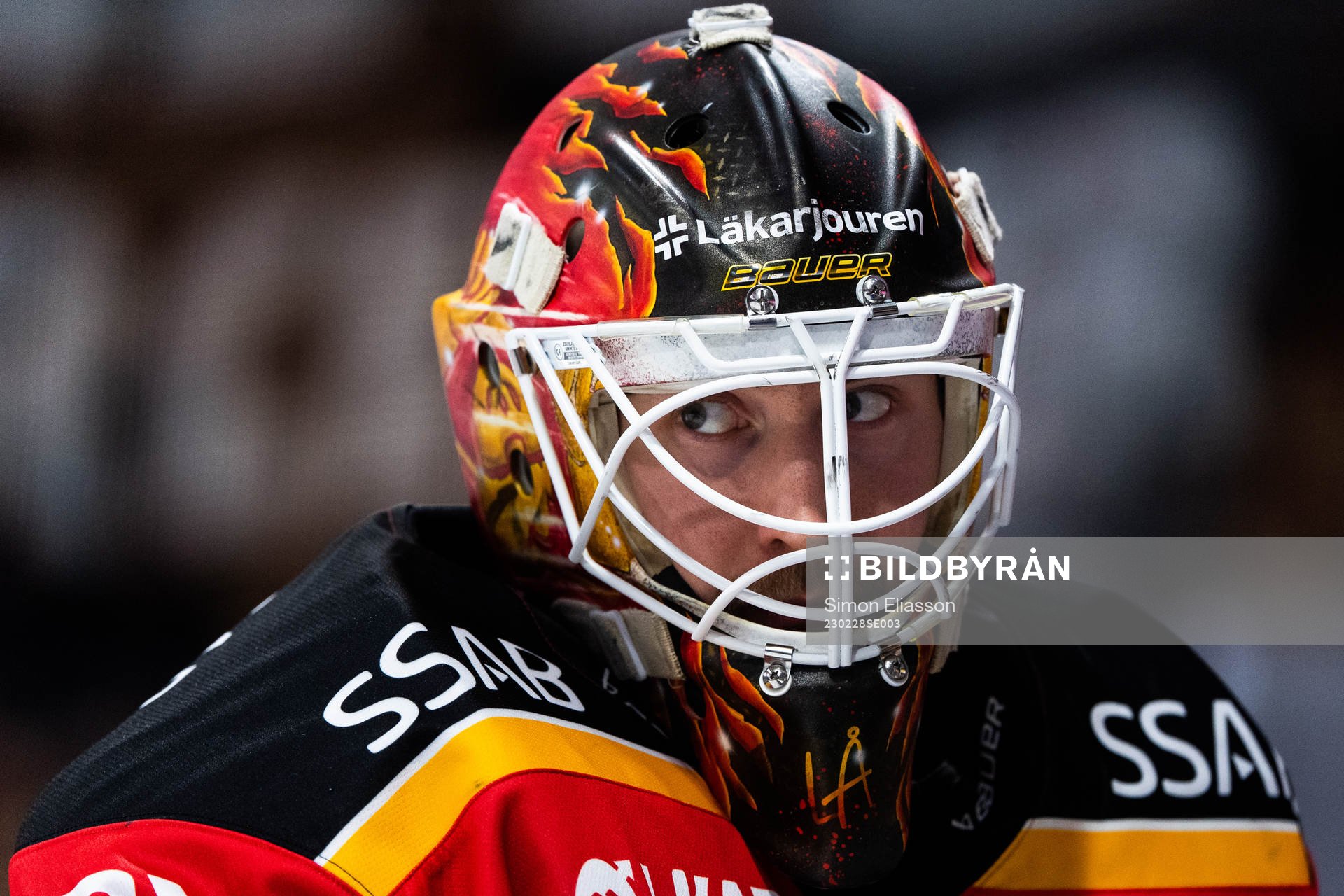 Luleås målvakt Joel Lassinantti