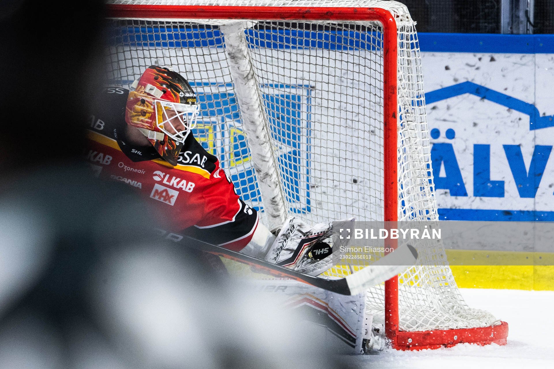 Luleås målvakt Joel Lassinantti